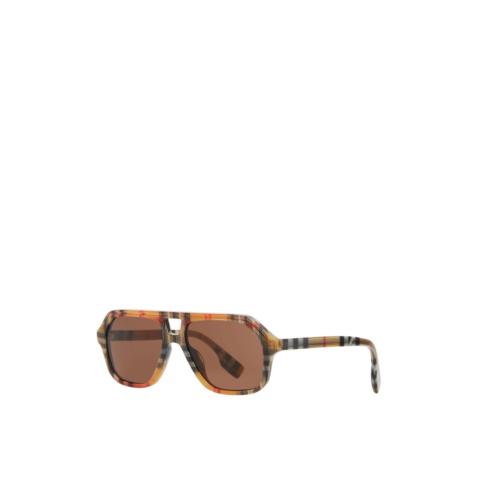 Check Pilot Sunglasses - Antique Yellow - Image 2