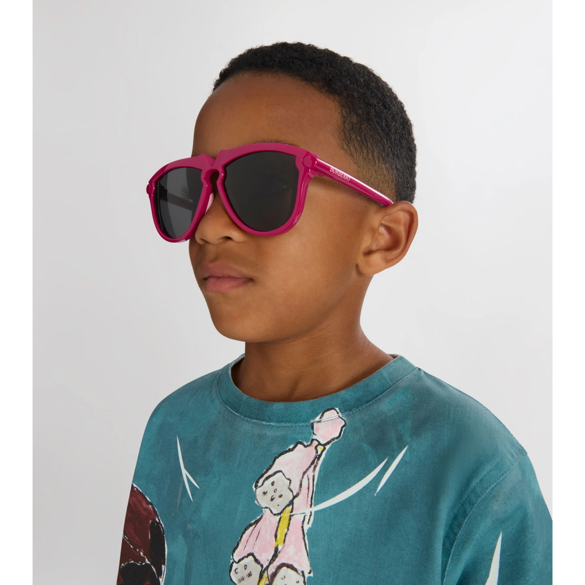 Pilot Sunglasses - Dark Pink - Image 5