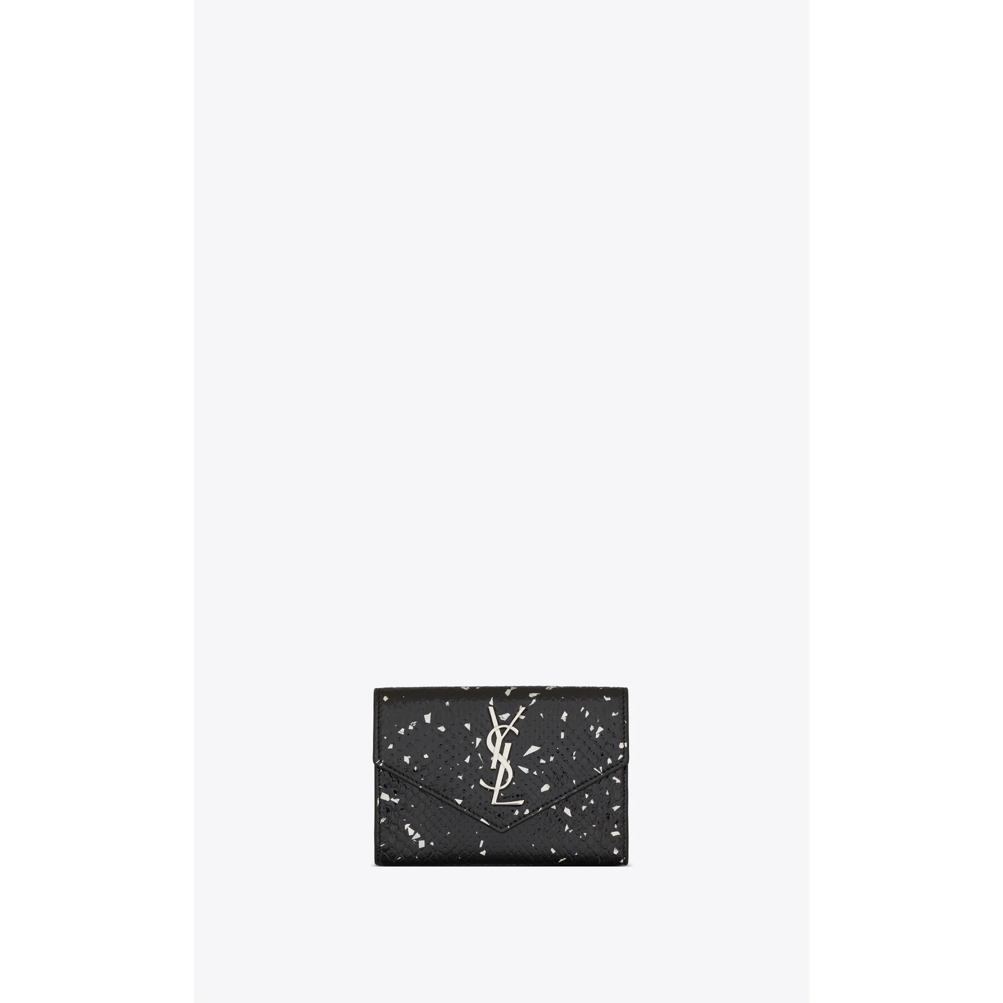 Small Envelope Wallet - Nero/Argento