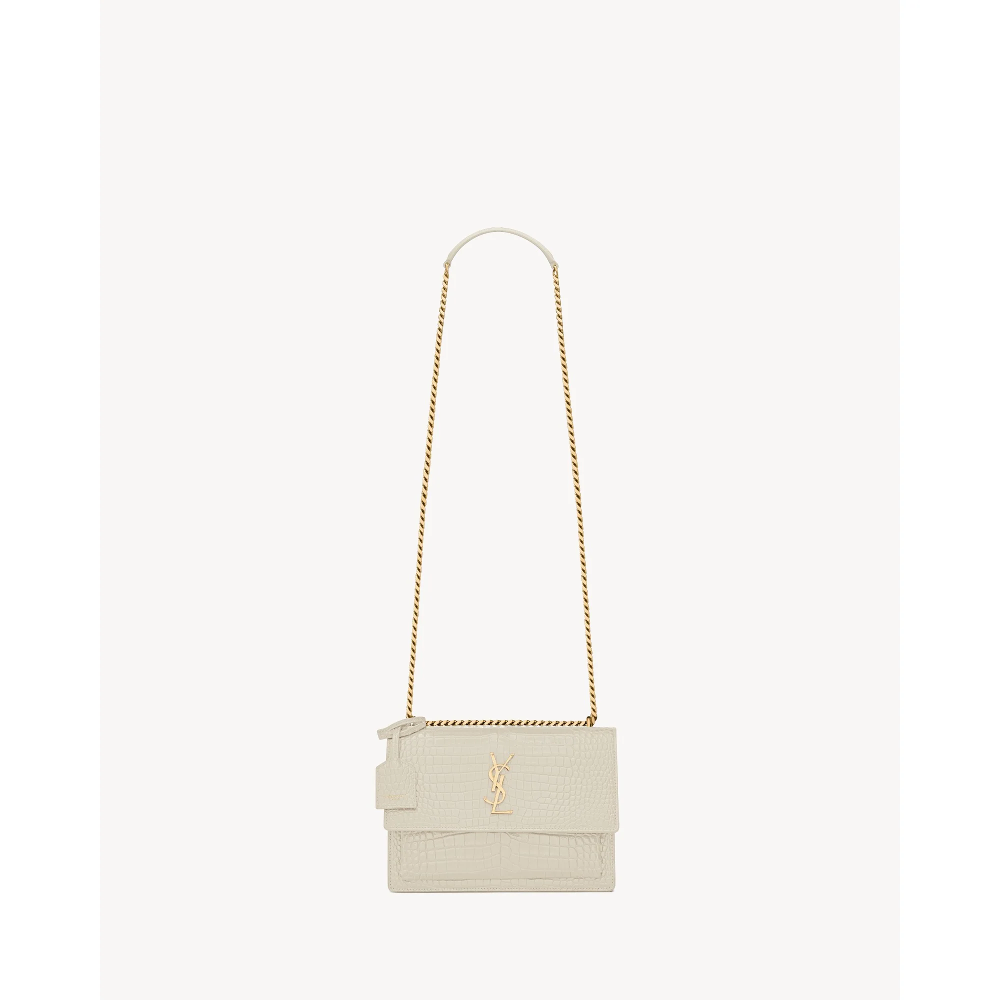 Medium Sunset Chain Bag - Crema Soft