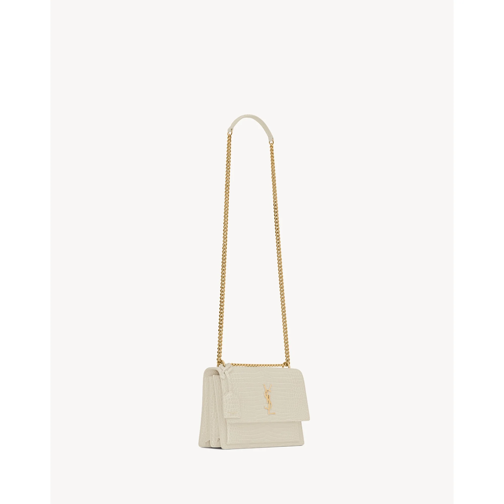 Medium Sunset Chain Bag - Crema Soft - Image 6