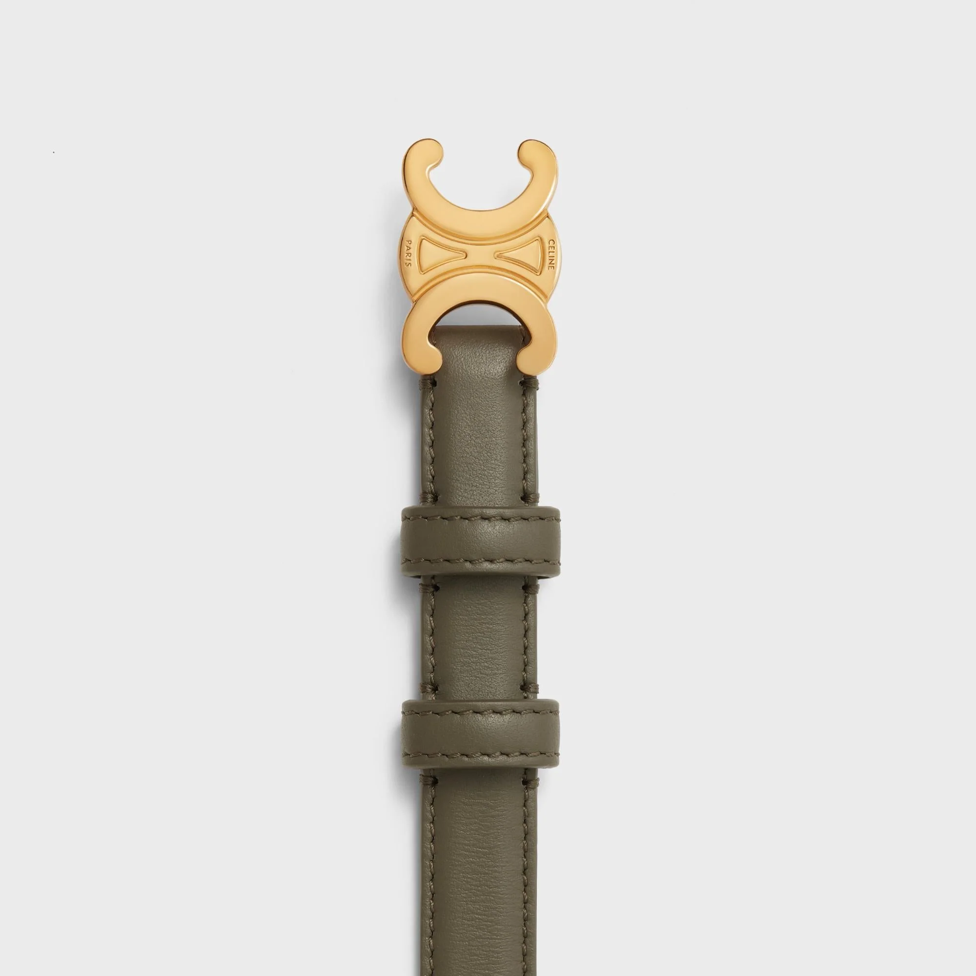 Triomphe Belt Small 18Mm - Dark Olive - Image 2