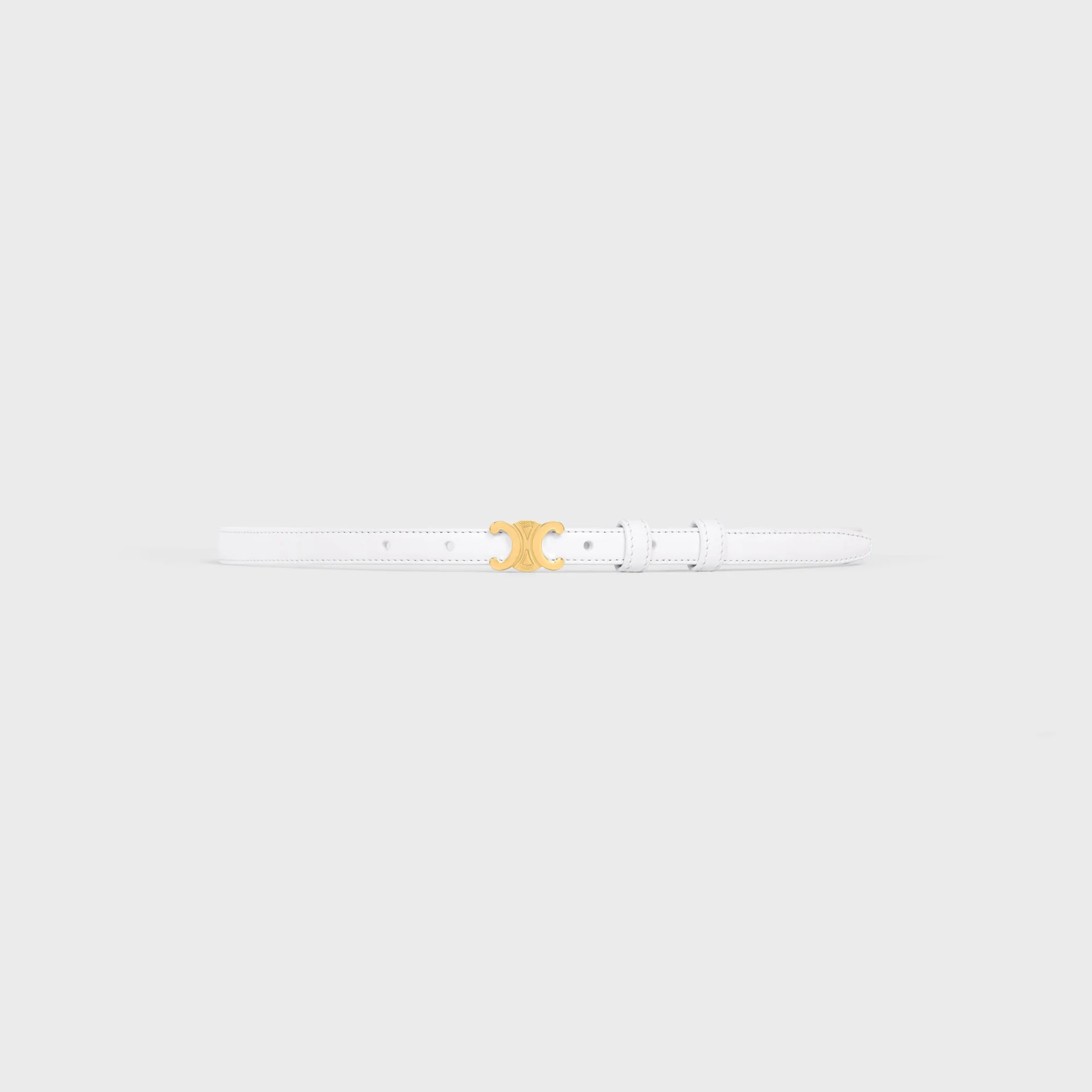 Triomphe Belt Teen 13Mm - Optic White - Image 2