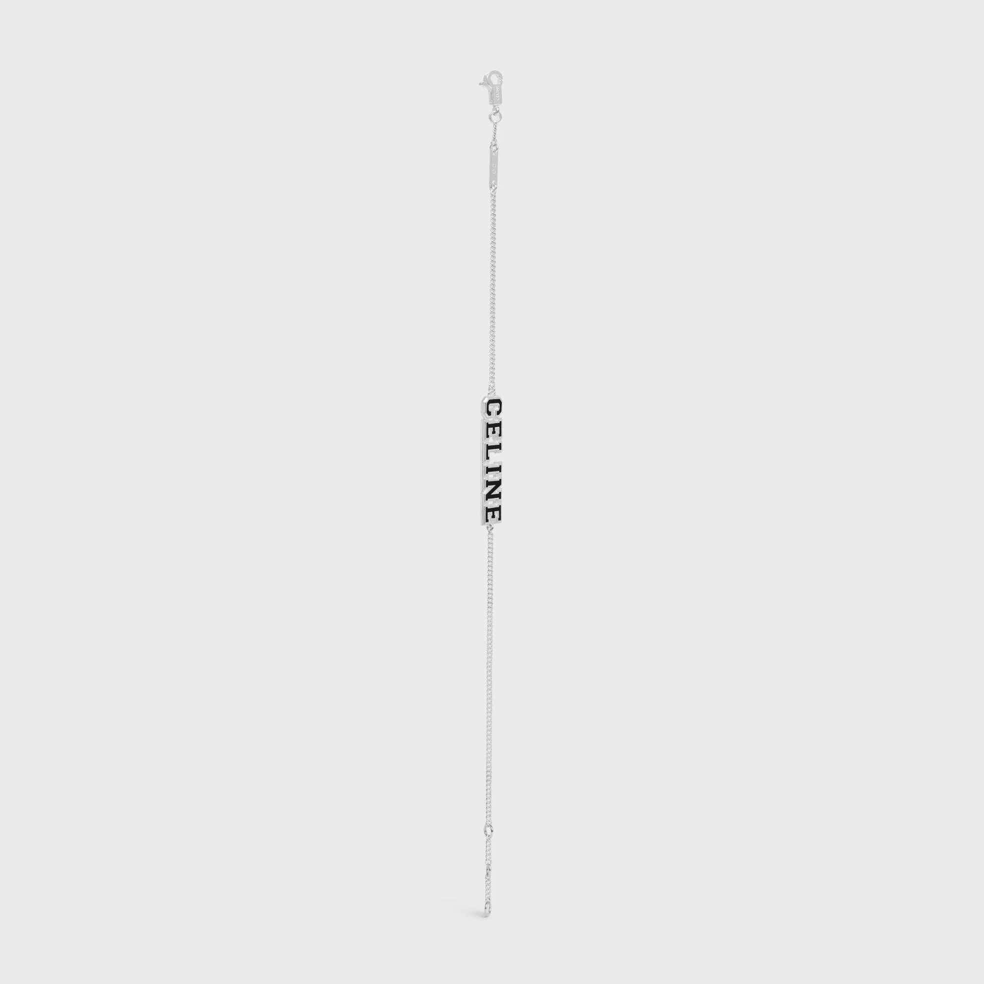Celine University Bracelet - Black/Silver - Image 3
