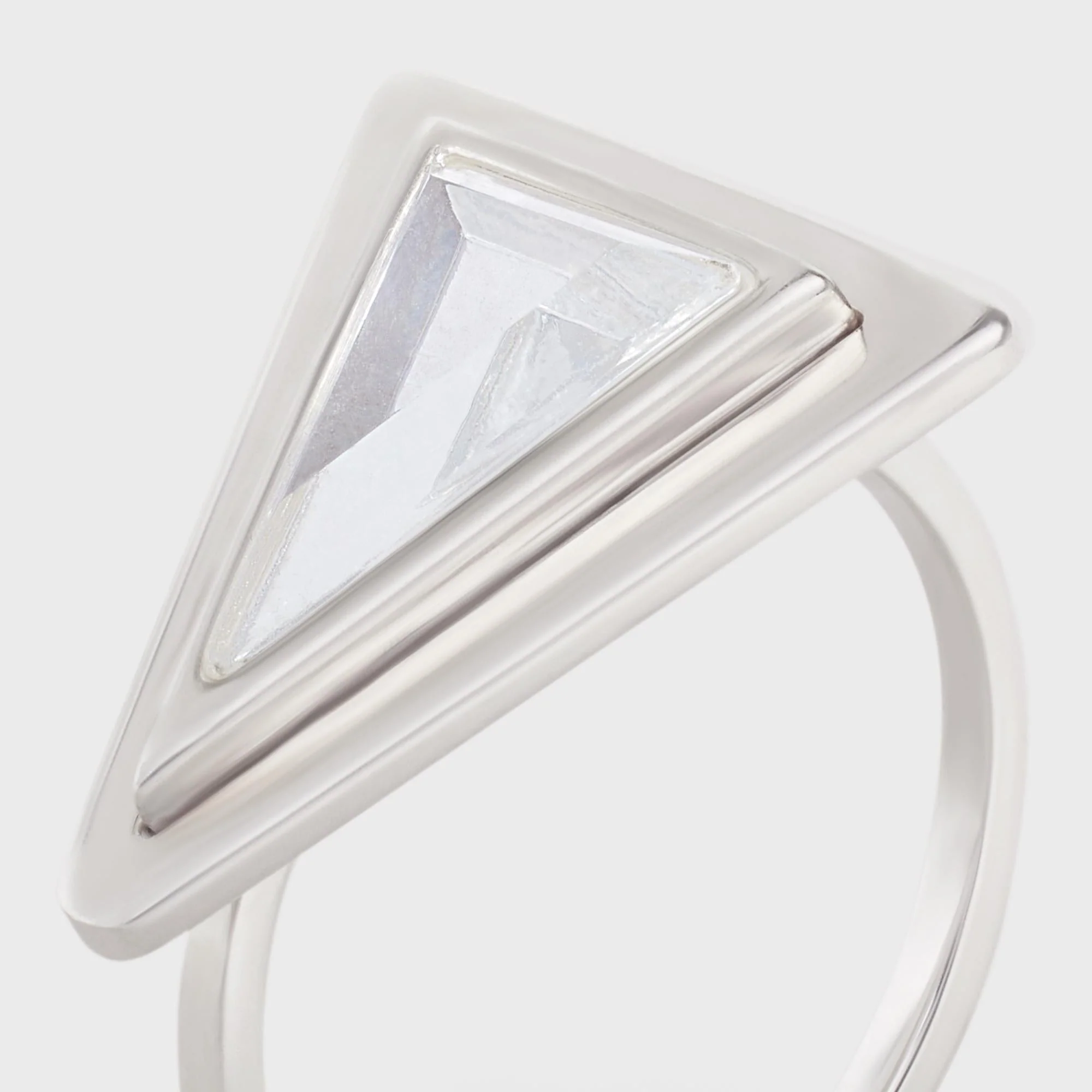 Boy Doll Triangle Ring - Crystal - Image 4