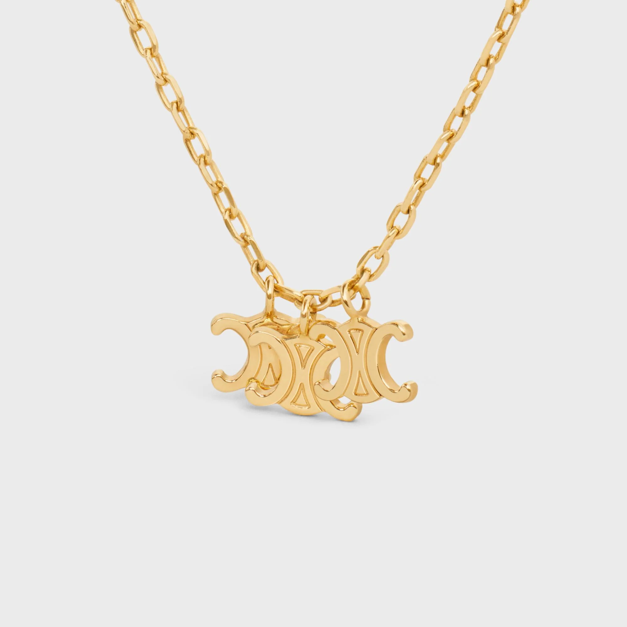 Triumph Trio Necklace - Gold - Image 2