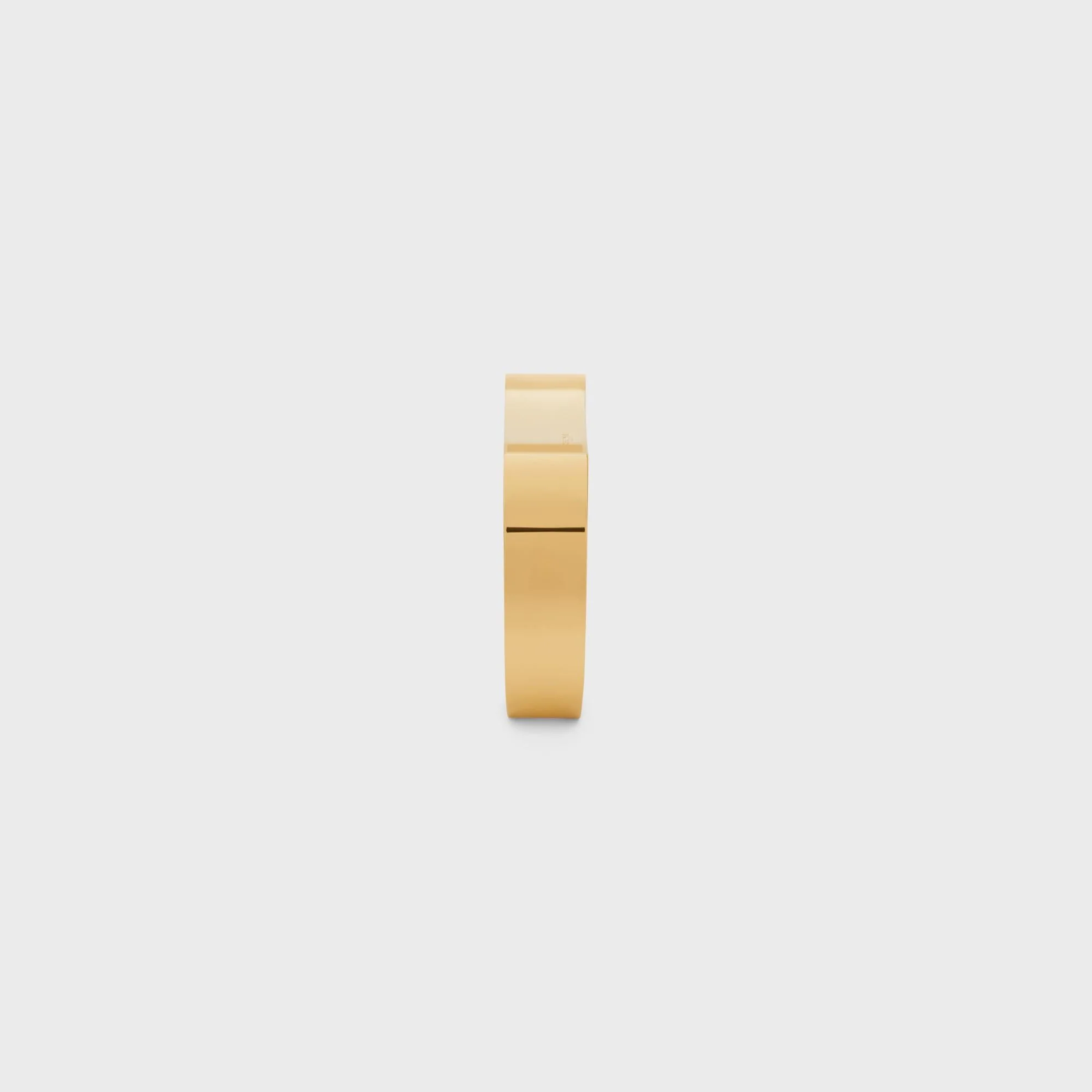 Abstract Shapes Concave Cuff - Gold - Image 3