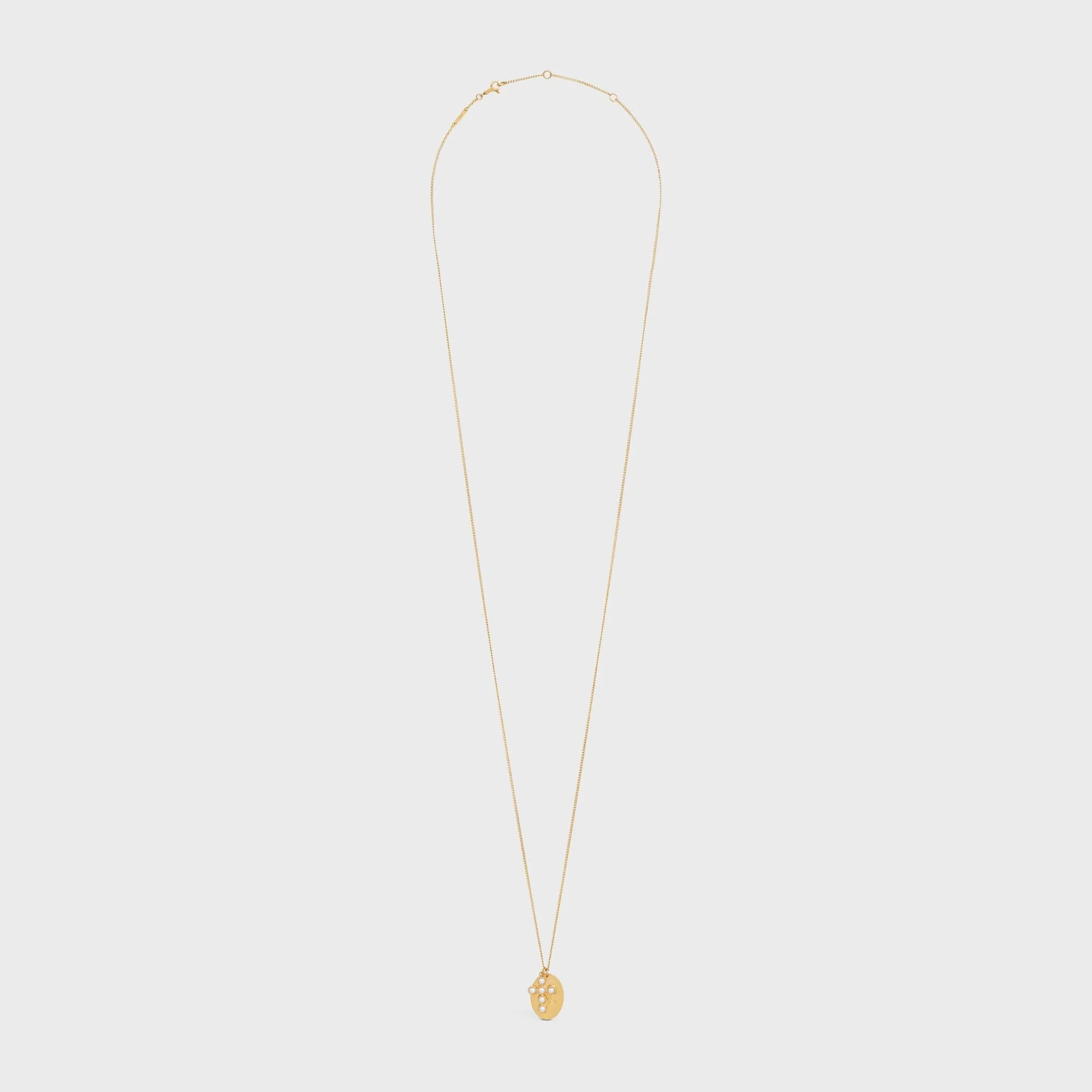 Triumph Folk Pearl Necklace - Gold/Ivory - Image 4