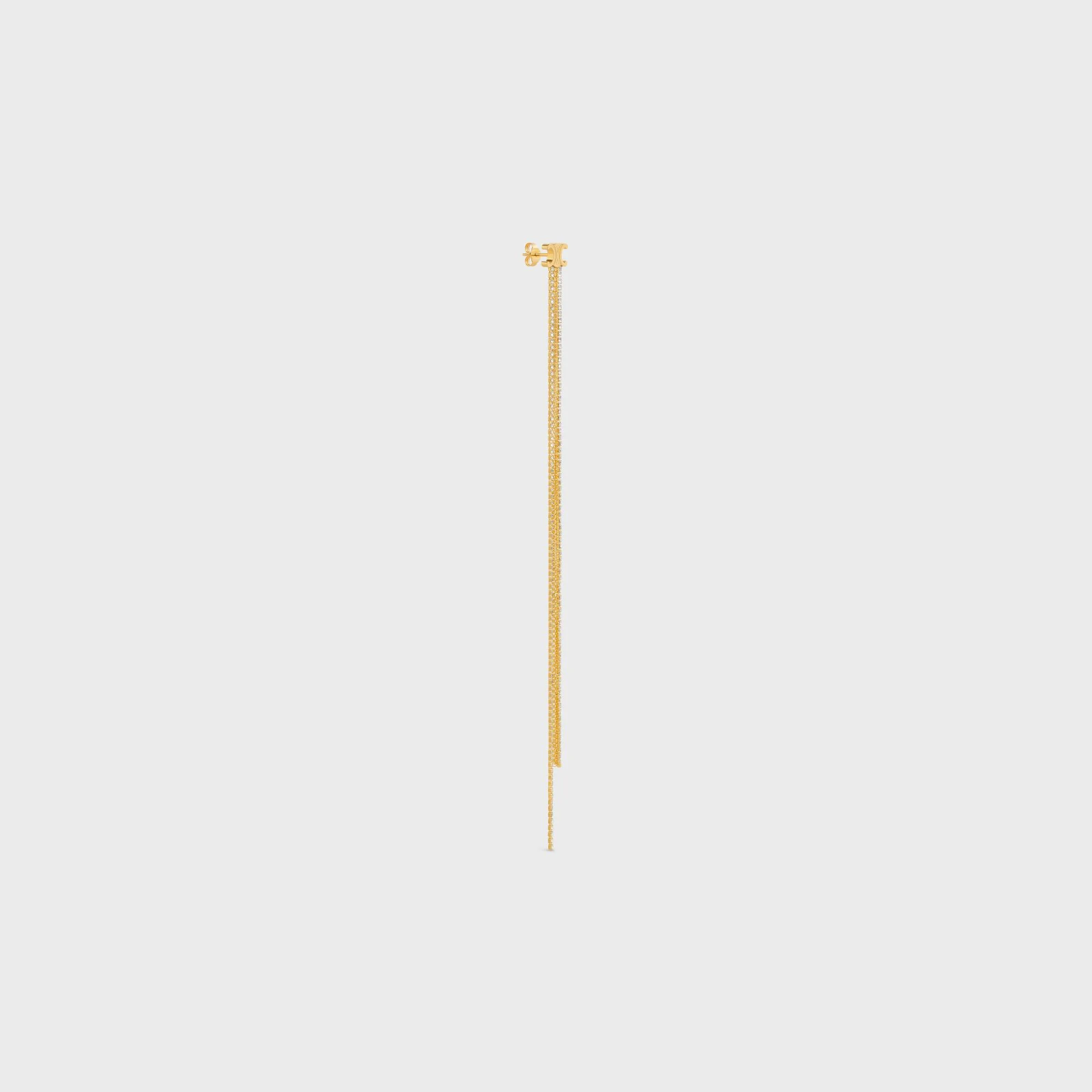 Triumph Long Earring - Gold - Image 2