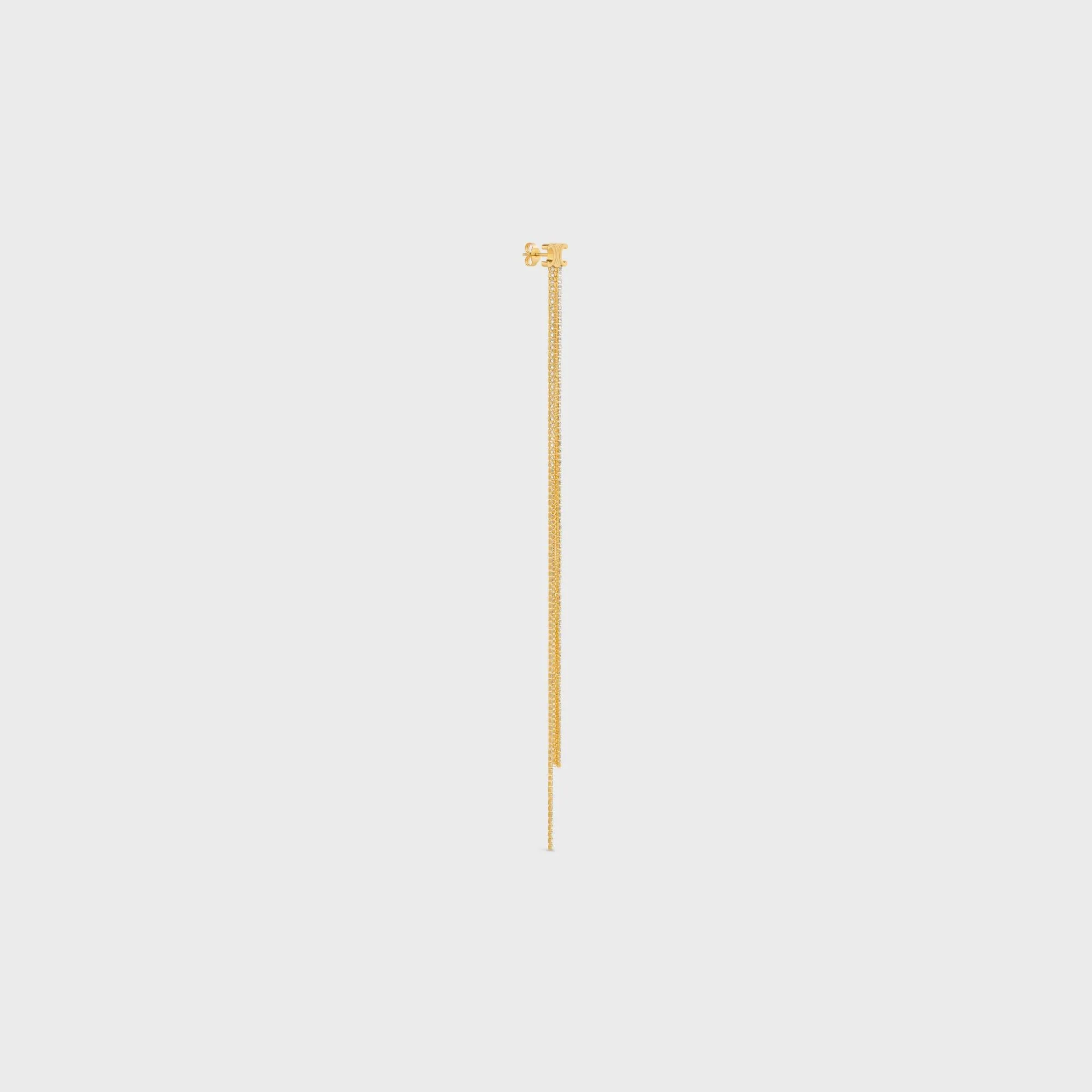 Triumph Long Earring - Gold - Image 2