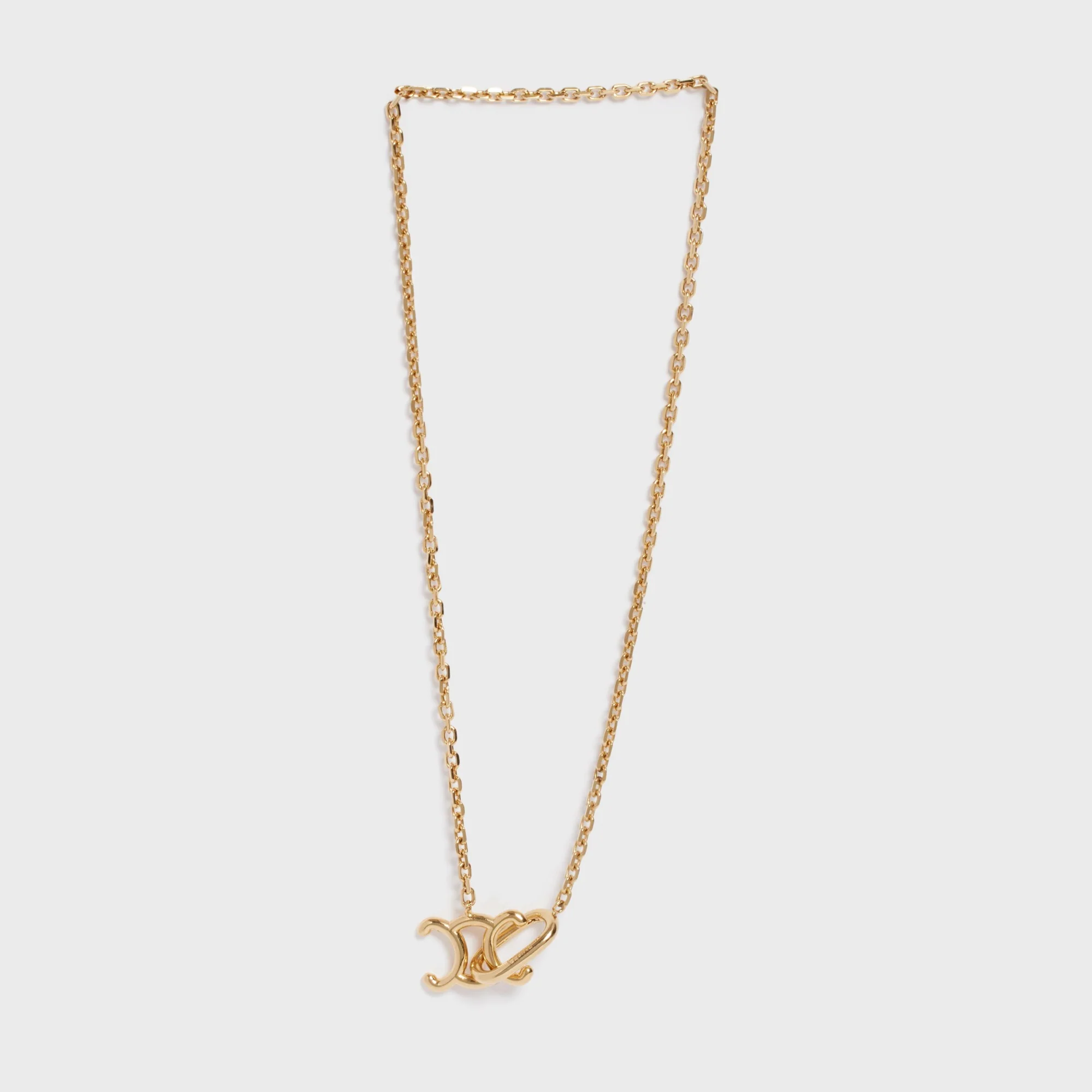 Triumph Lock Necklace - Gold - Image 2