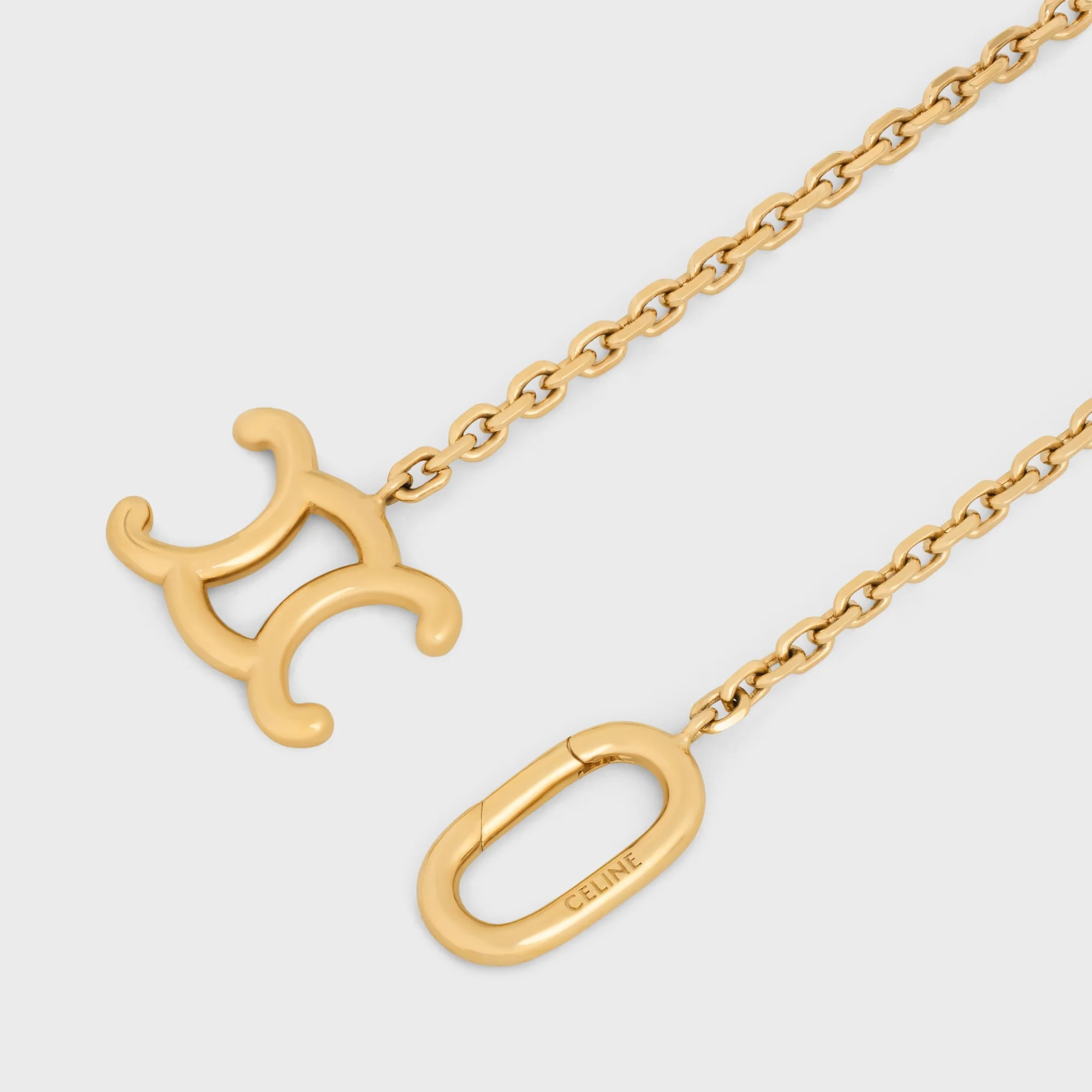Triumph Lock Necklace - Gold - Image 7