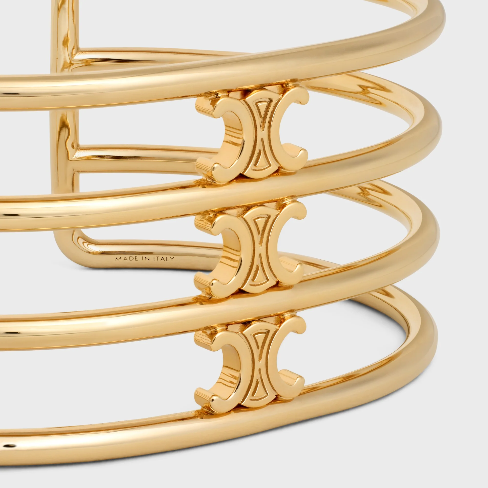 Triumph Cage Cuff - Gold - Image 7