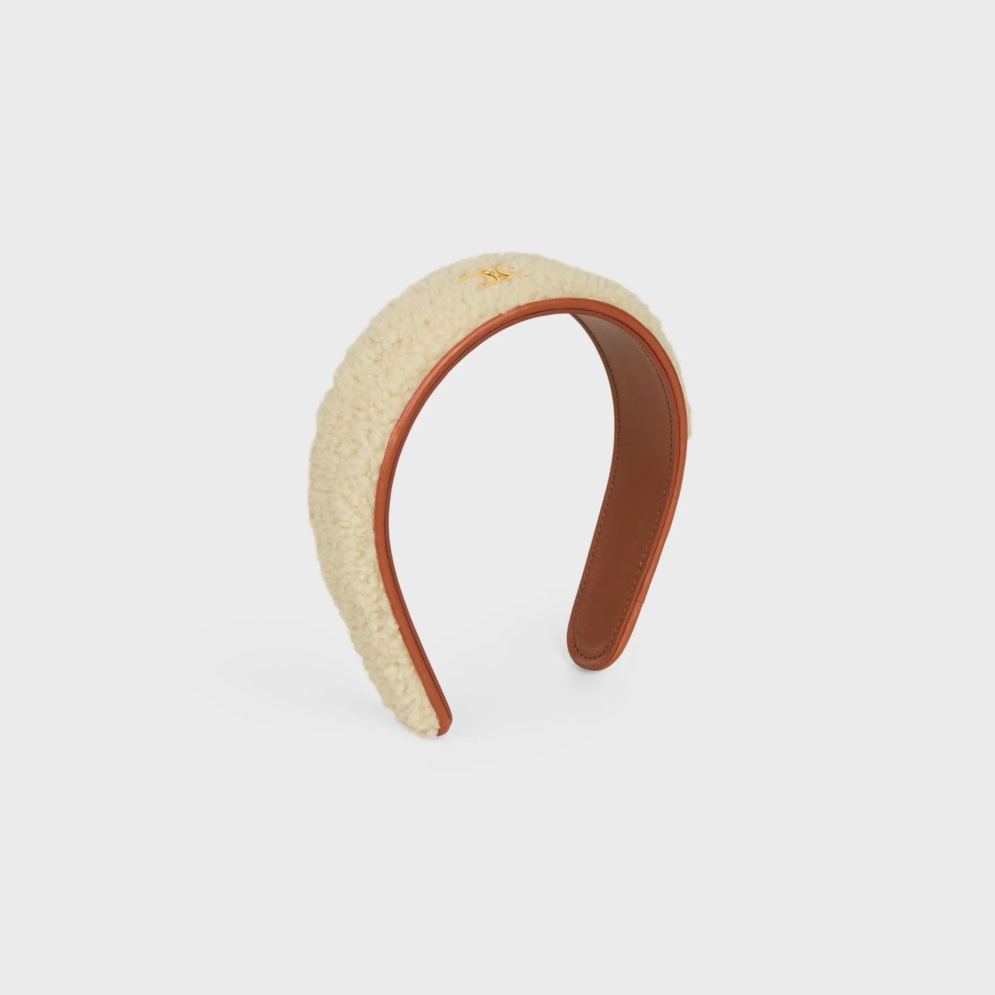 Headband - White/Tan/Gold - Image 2