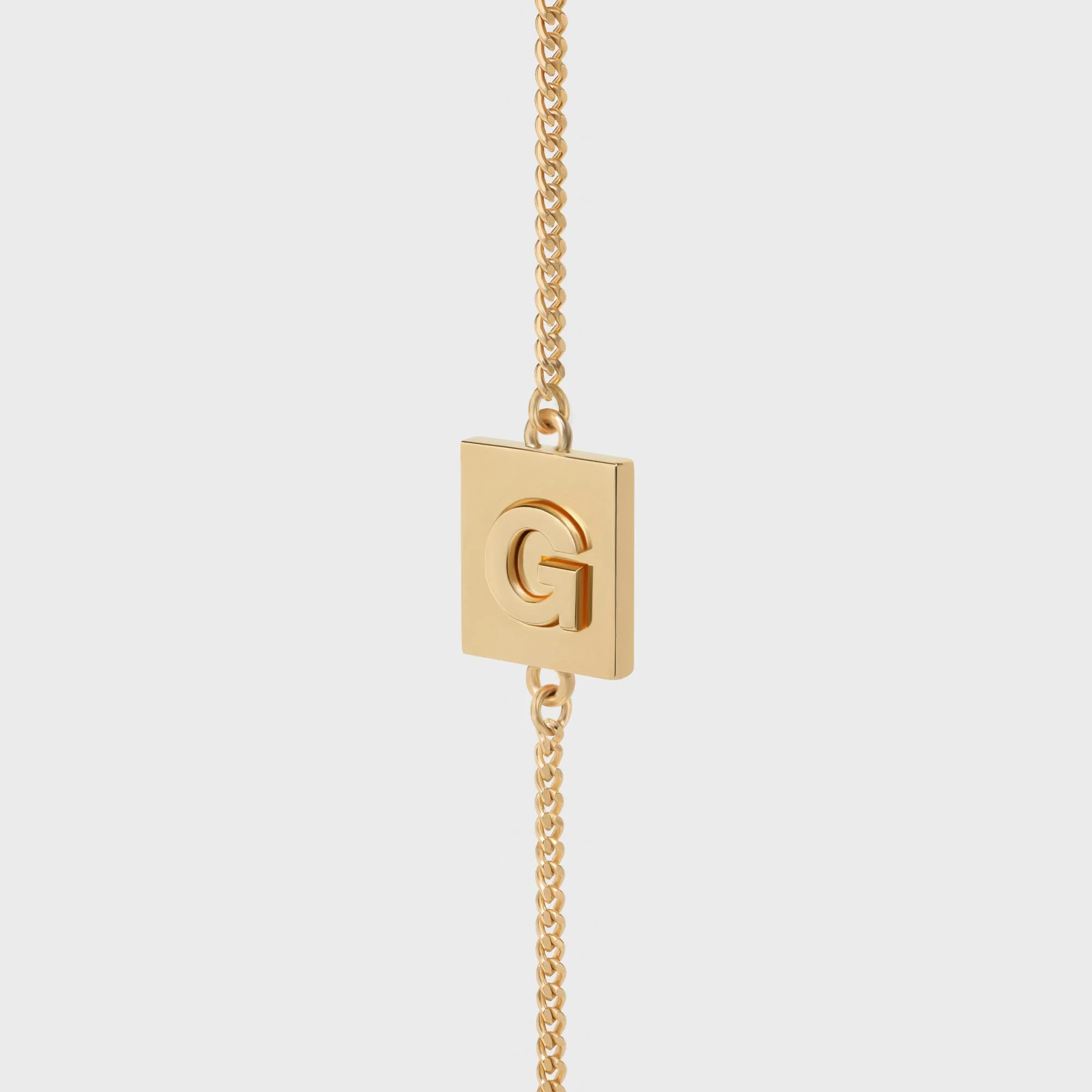 Alphabet G Bracelet - Gold - Image 3