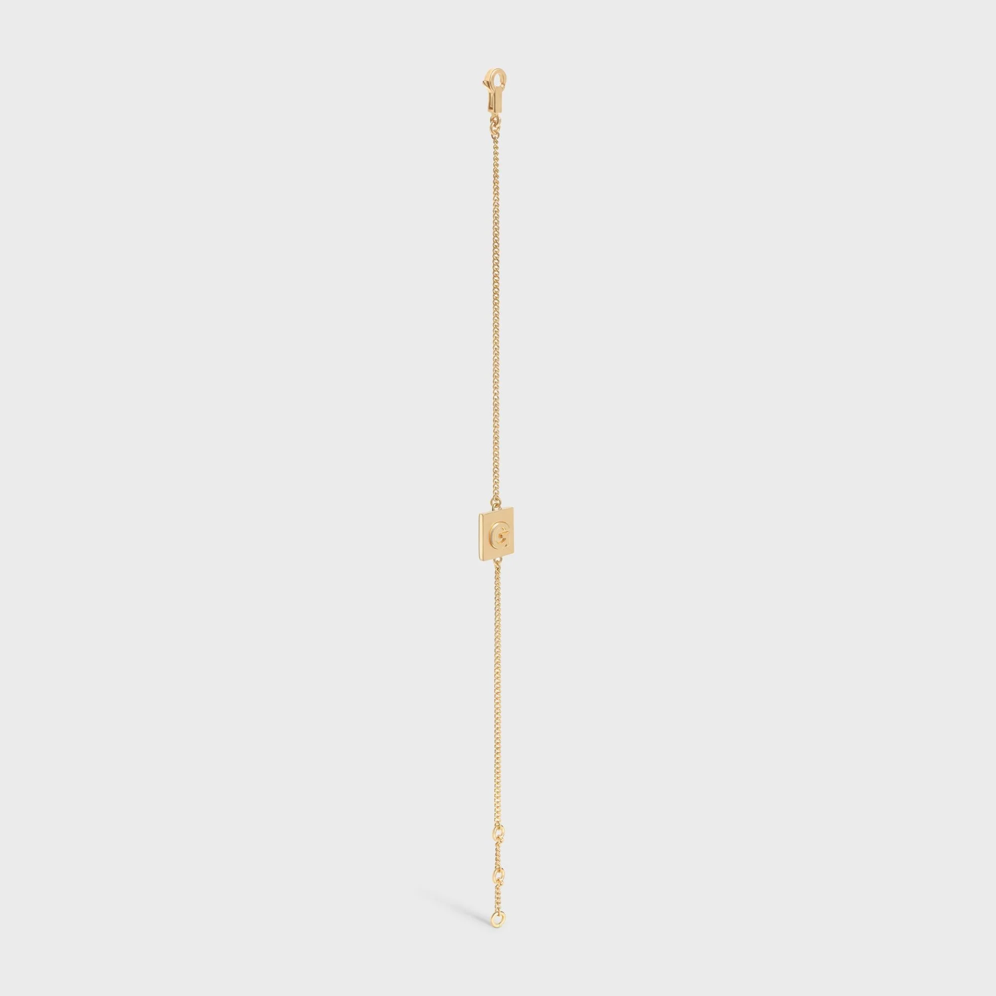 Alphabet G Bracelet - Gold - Image 2