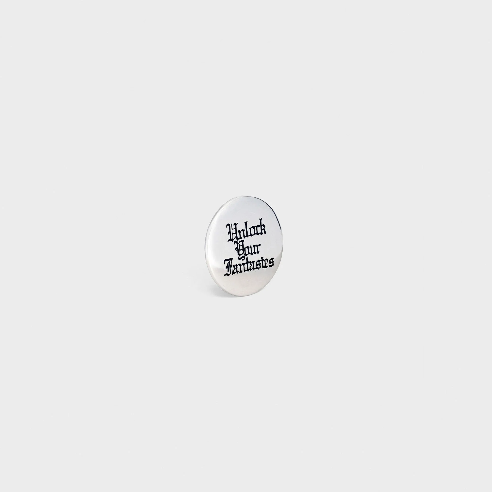 Unlock Your Fantasies Large Badge - Black - Image 2