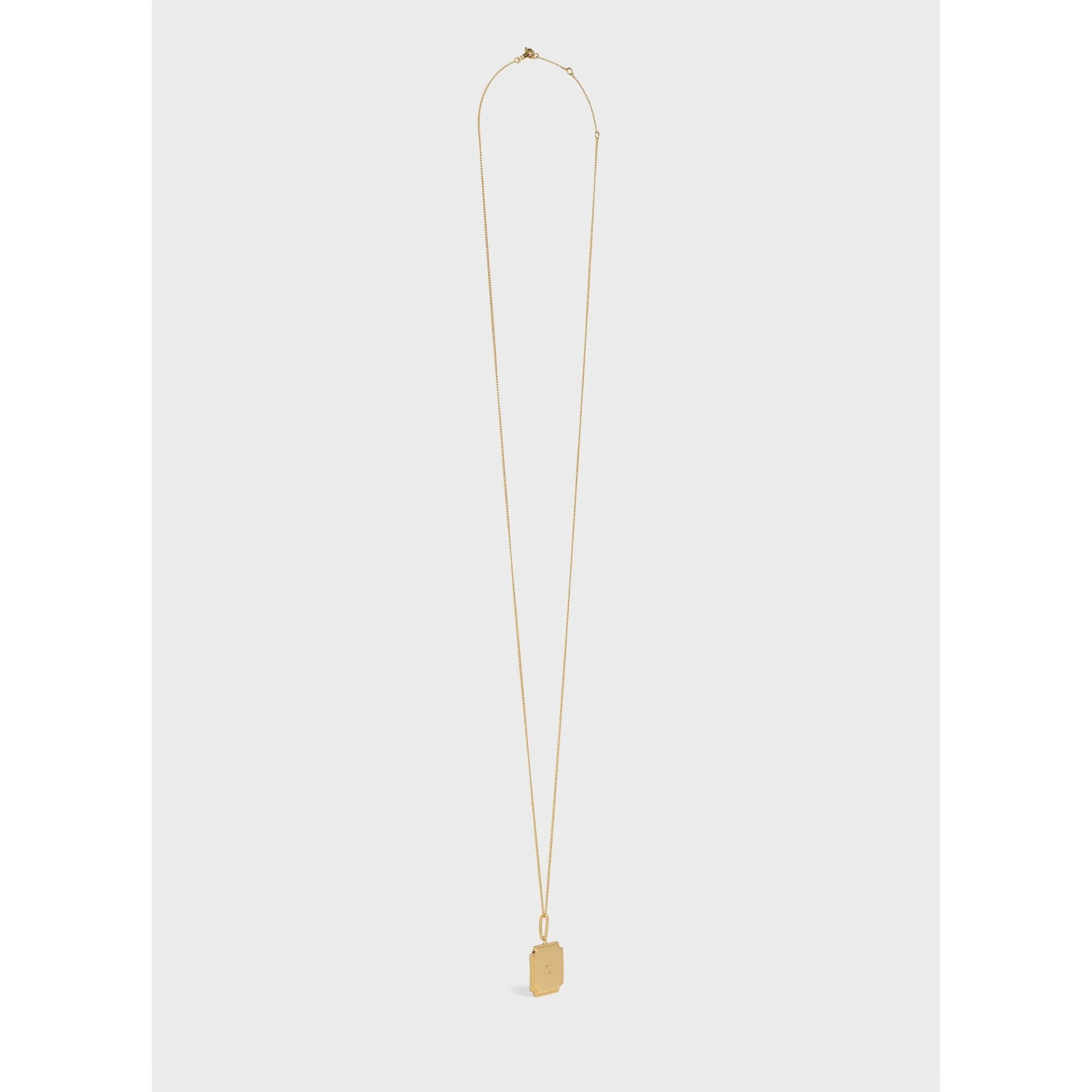 Celine Separables Triomphe Plate Pendant - Gold - Image 4