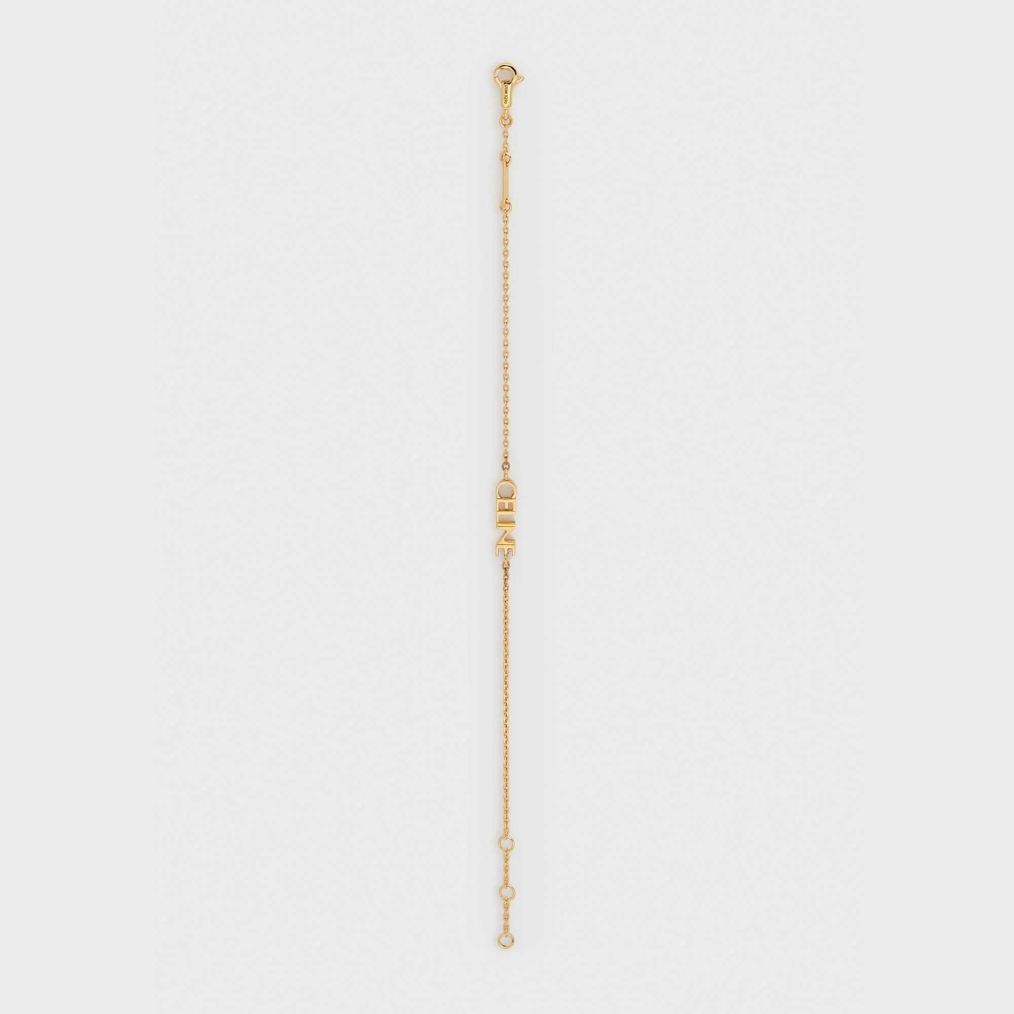 Celine Typo Bracelet - Gold