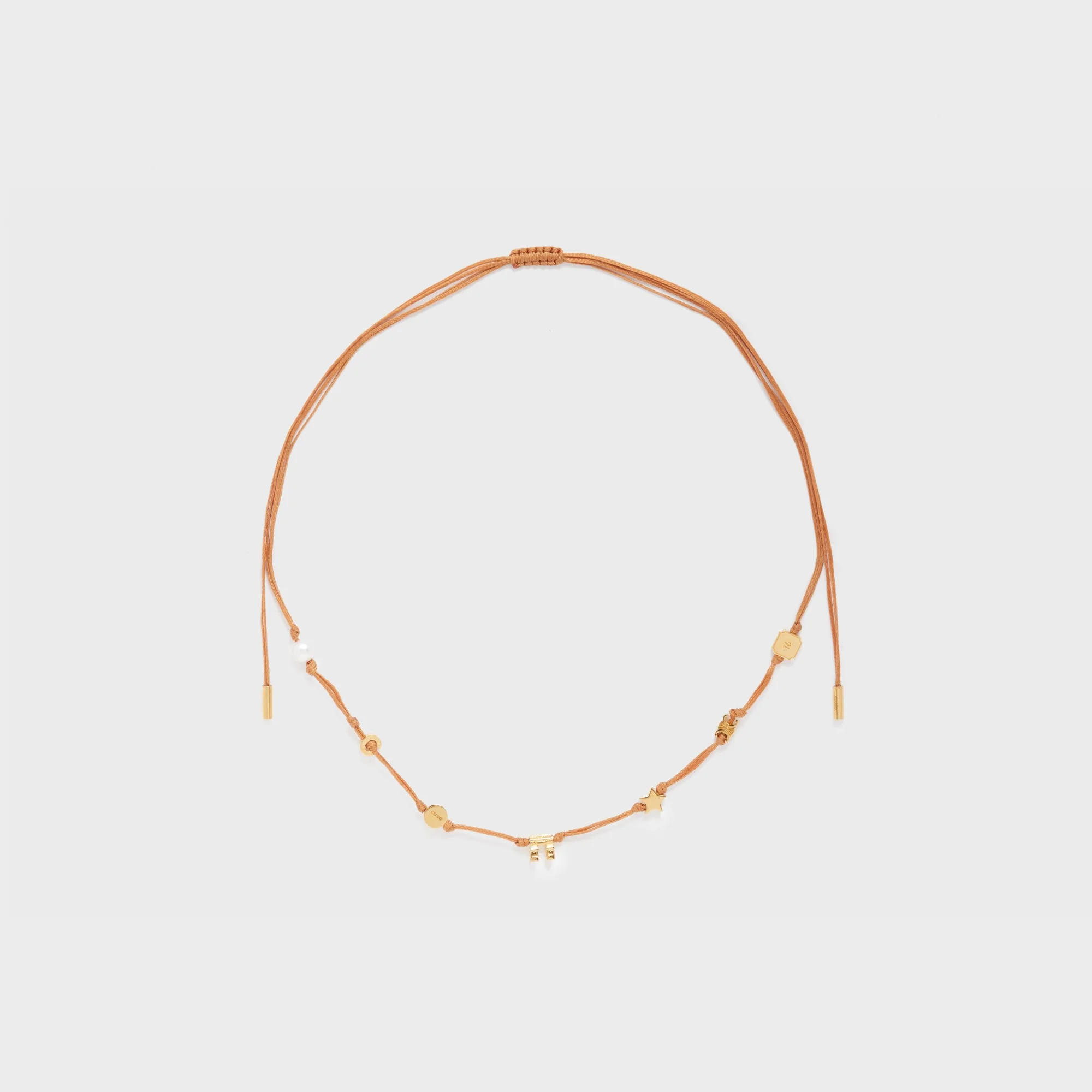 Celine Beach Multi Necklace - Gold/Tan - Image 2