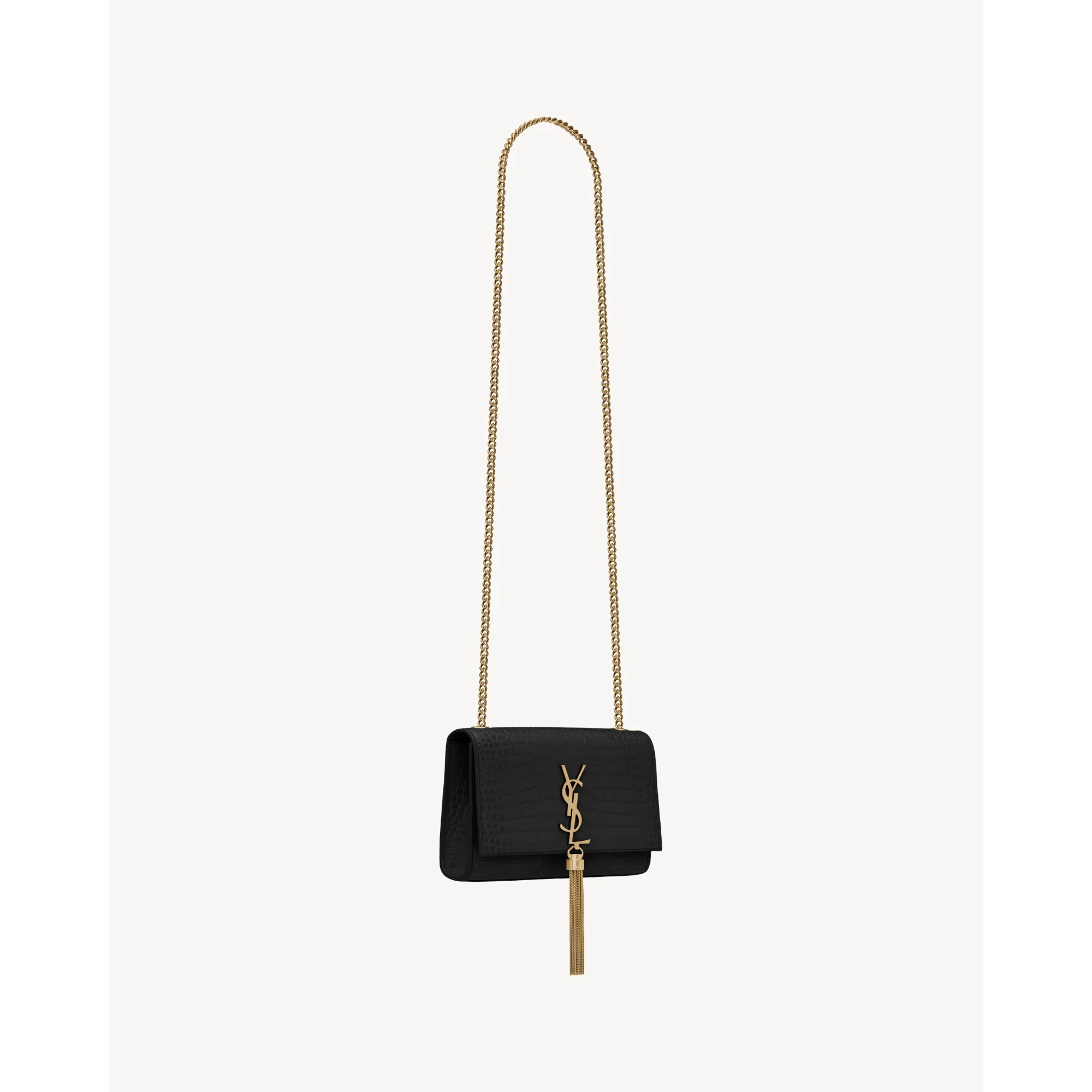 Small Kate Tassel Chain Bag - Nero - Image 5