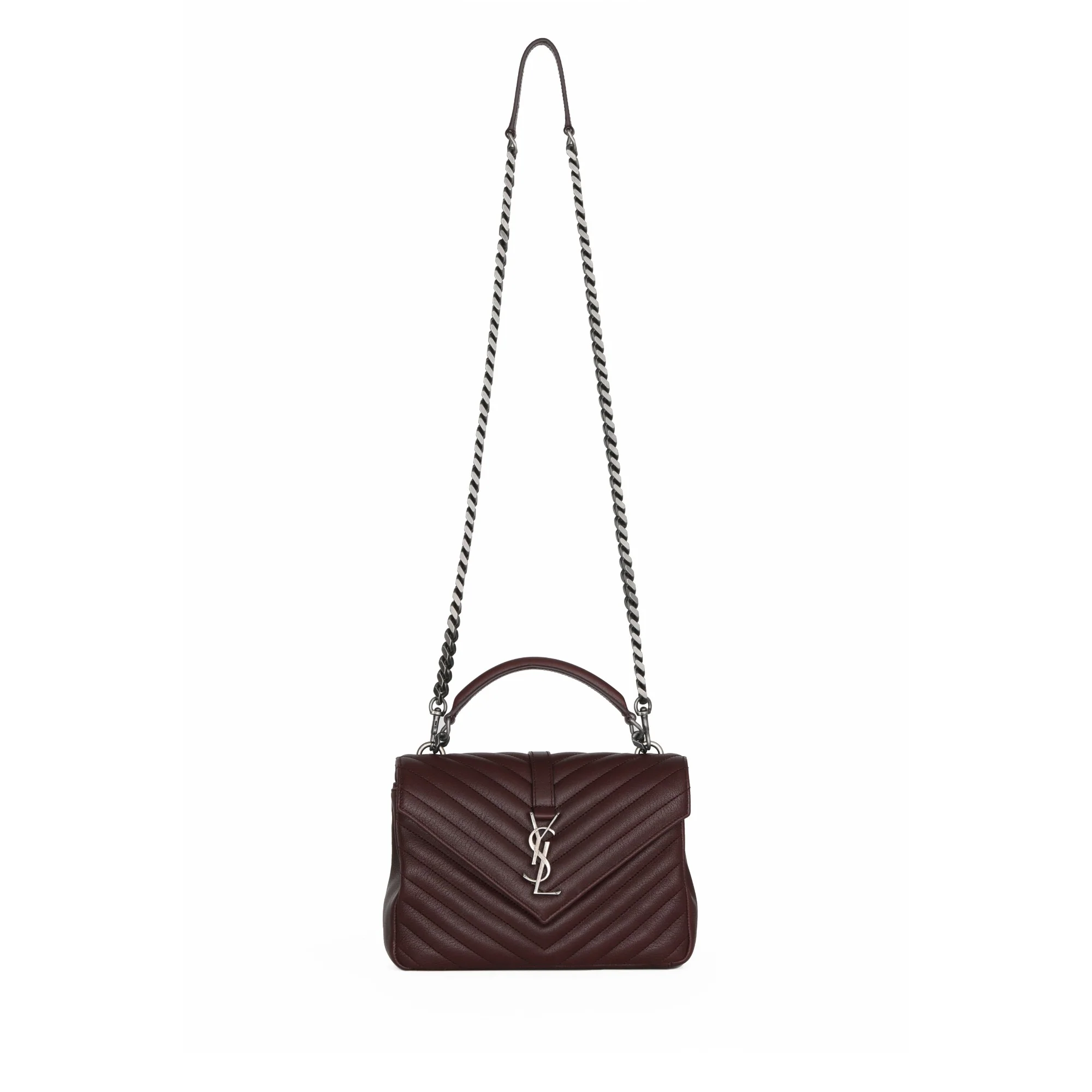 Medium College Chain Bag - Rouge Legion