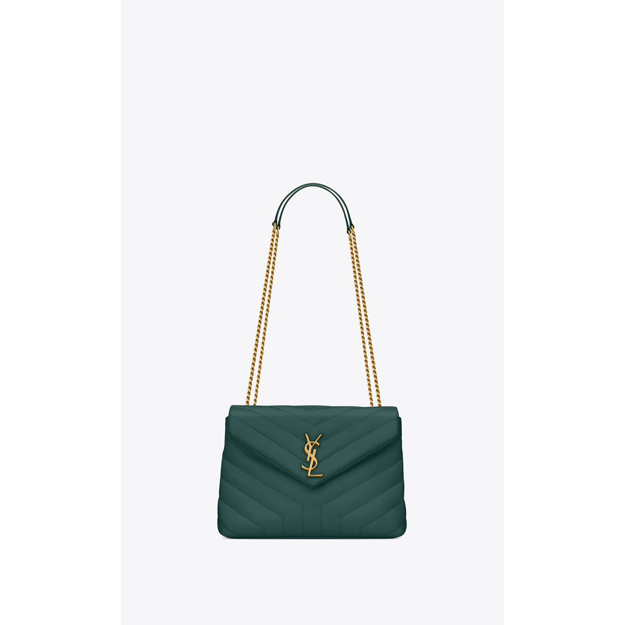 Small Loulou Chain Bag - Sea Turq/Sea Turq
