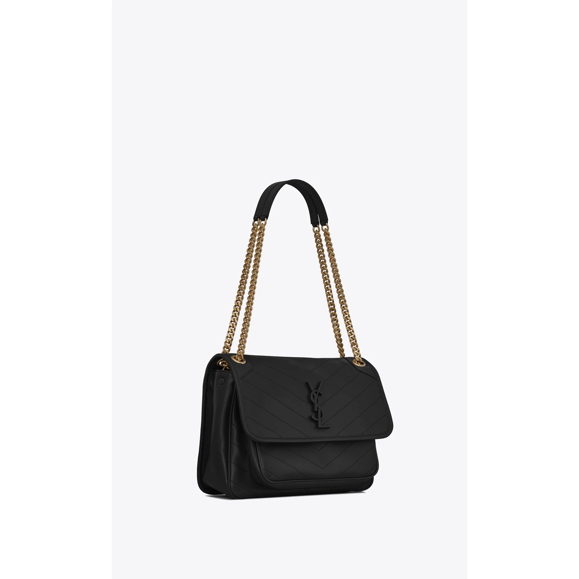 Medium Niki Chain Bag - Nero - Image 5