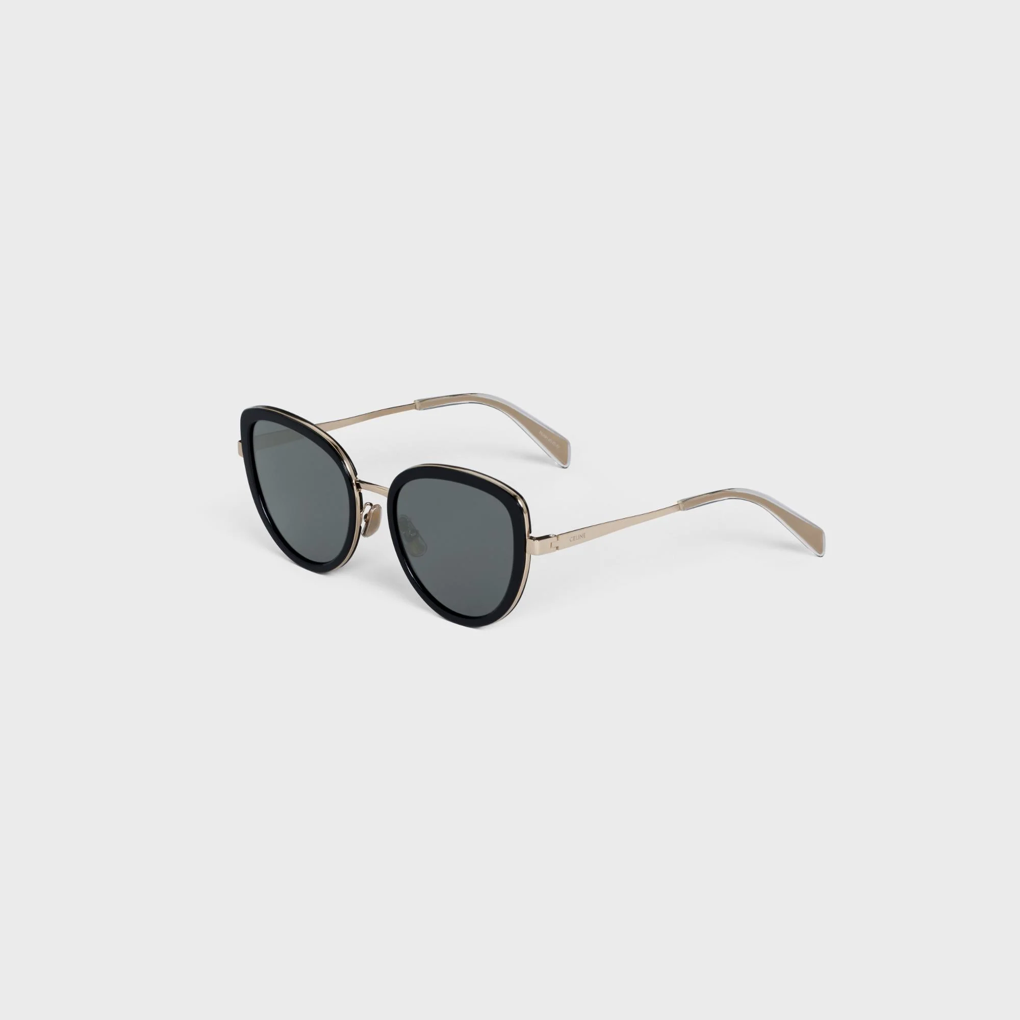 Metal Frame 22 Sunglasses - Black/Gold - Image 2
