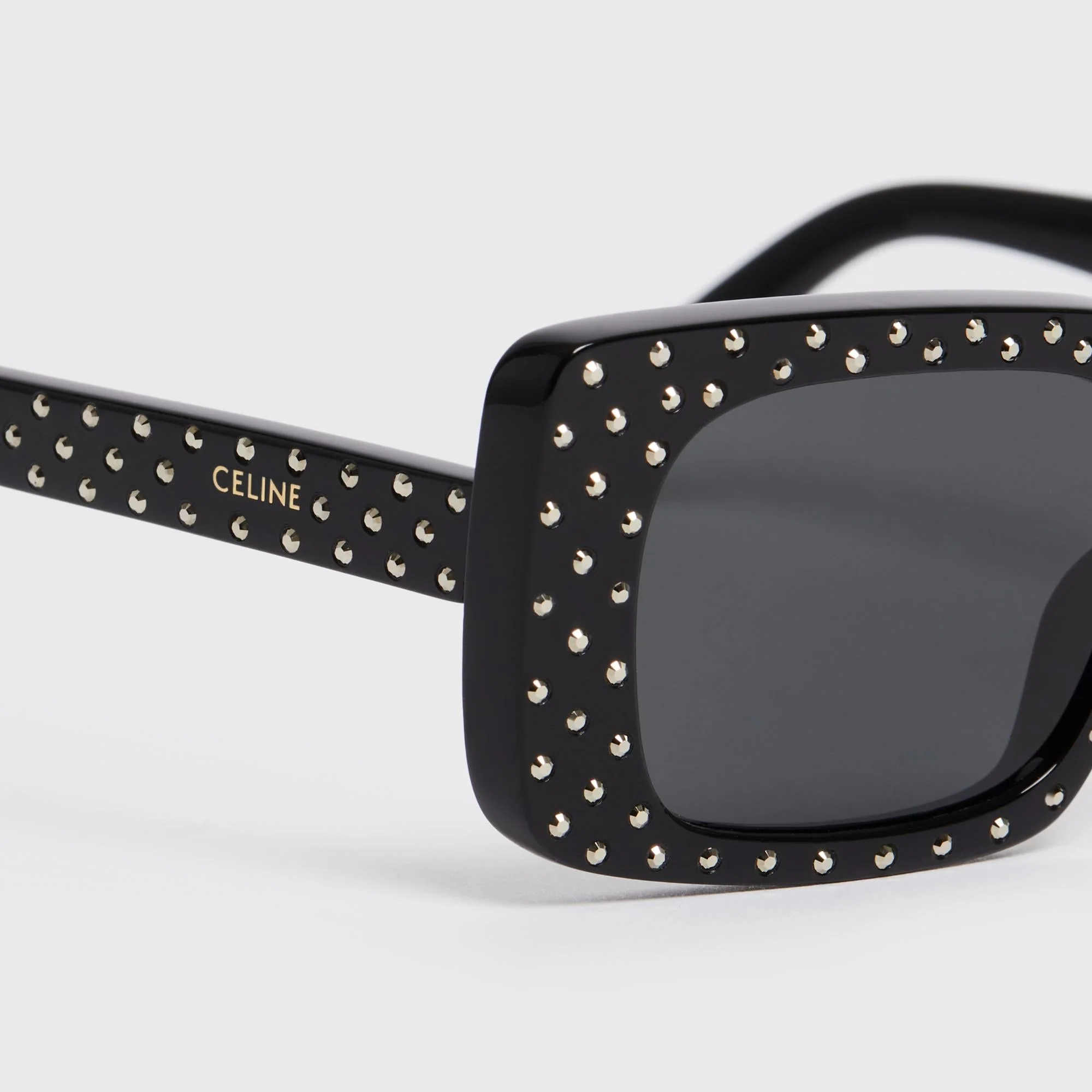 Square S213 Sunglasses - Black - Image 2