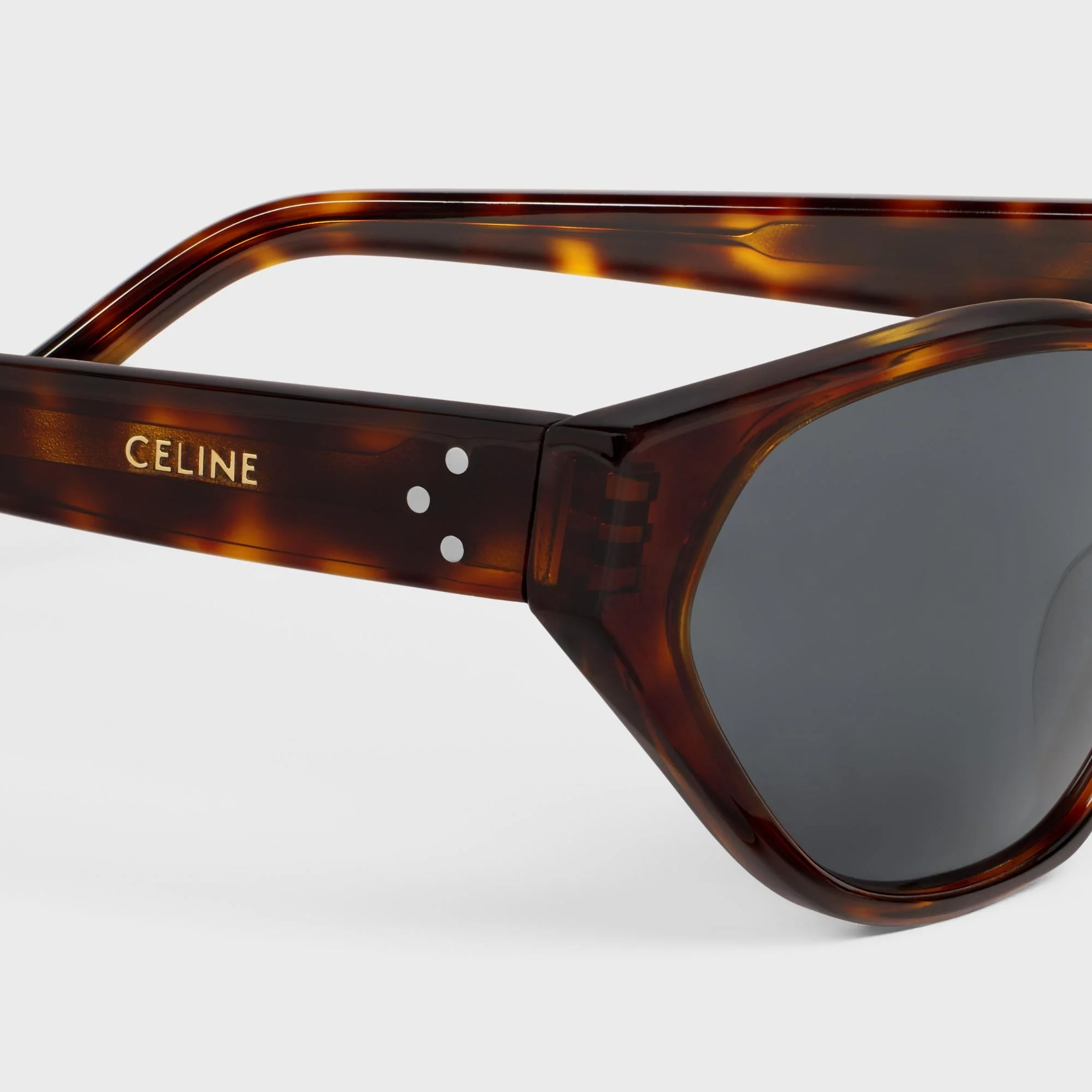 Cat Eye S251 Sunglasses - Red Havana - Image 4