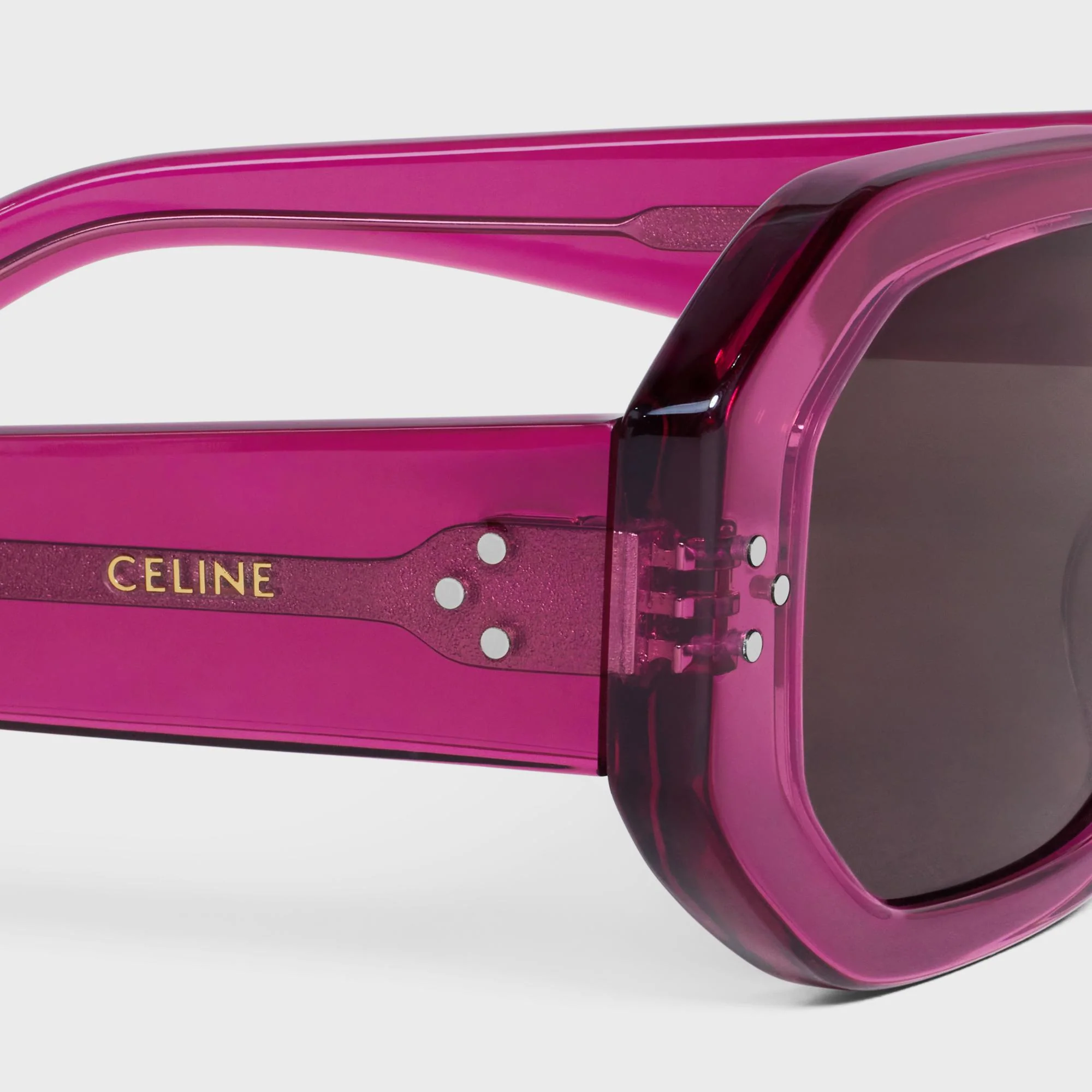 Square S255 Sunglasses - Transparent Cherry - Image 4