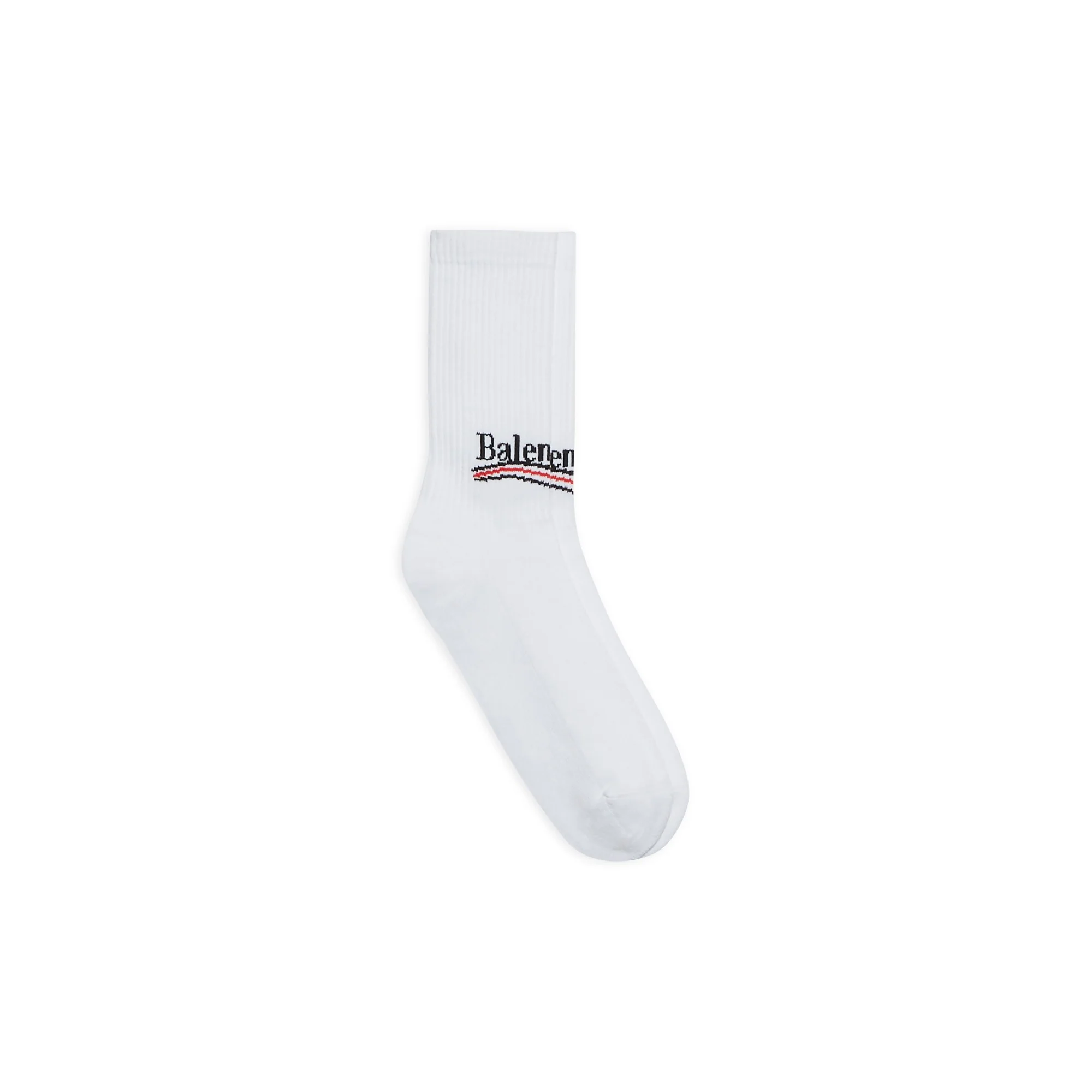 Socks Tennis Politic - White