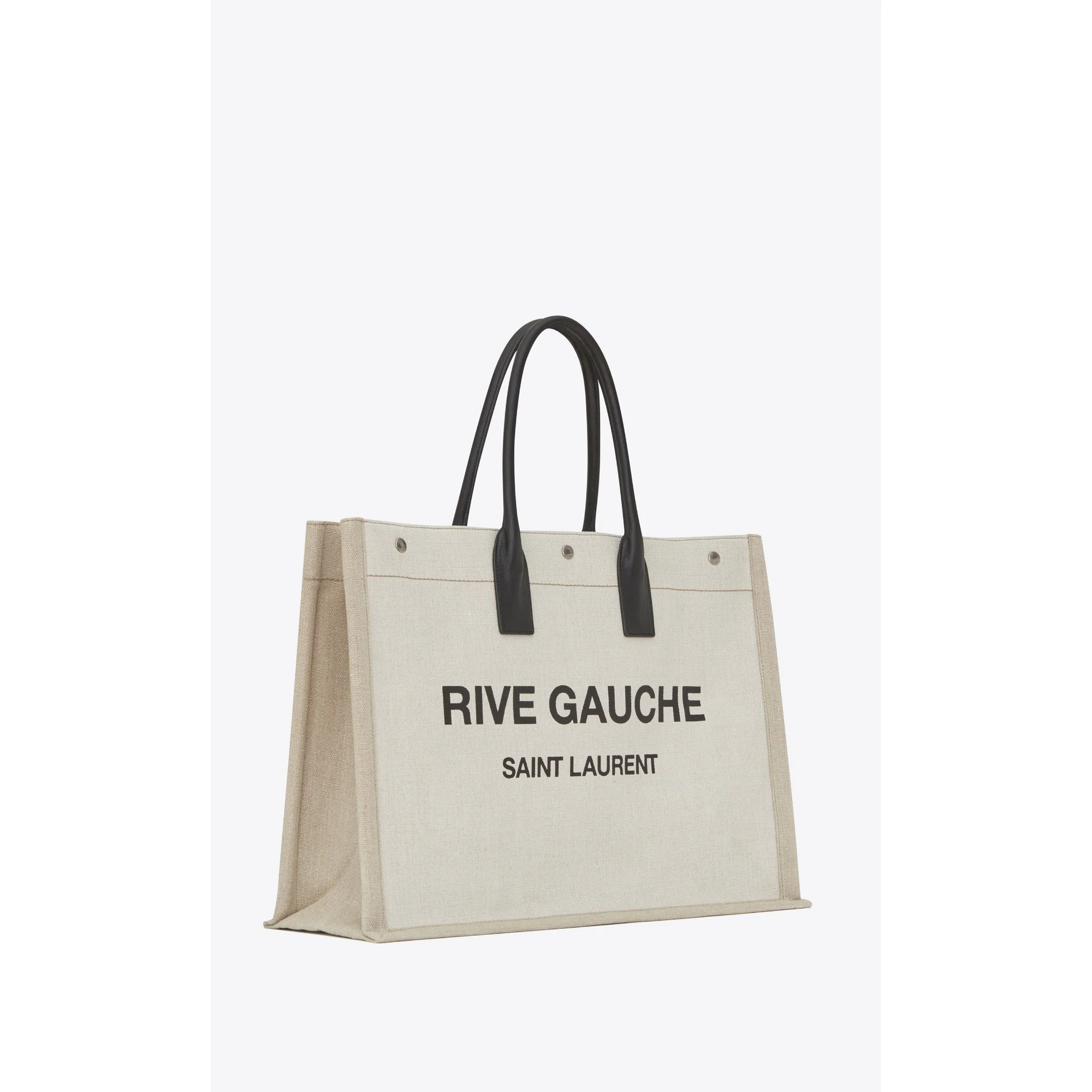 Large Tote Bag Rive Gauche - Lino Bianco - Image 4