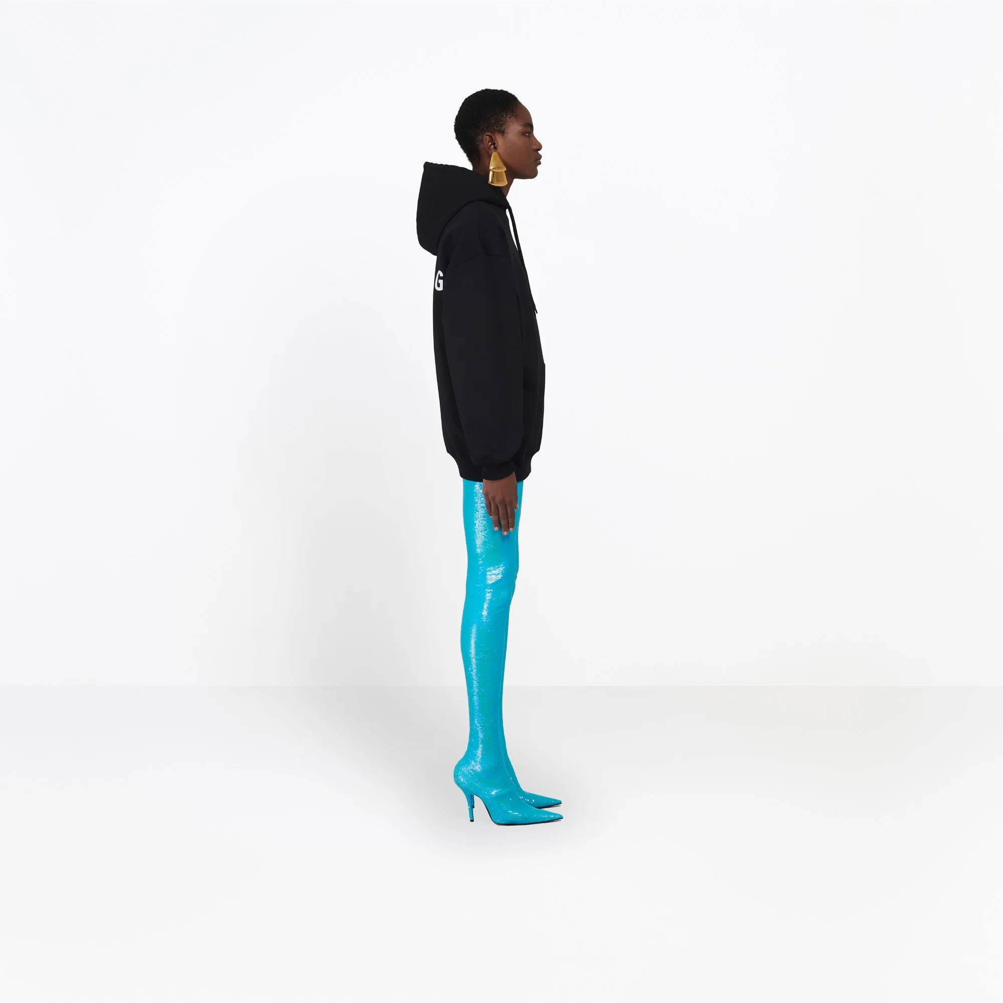 Hoodie - Black - Image 5