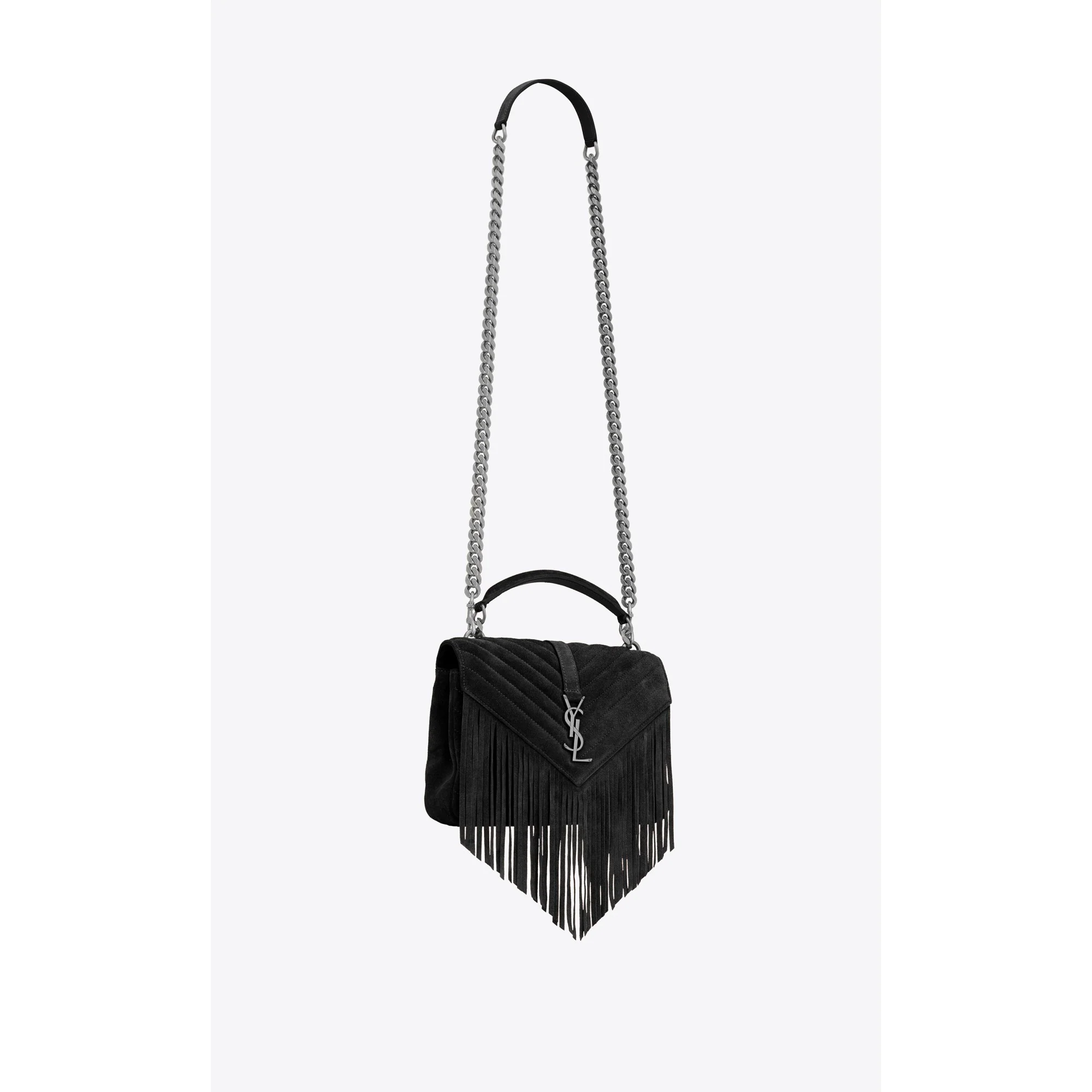 Medium College Chain Bag - Nero - Image 6
