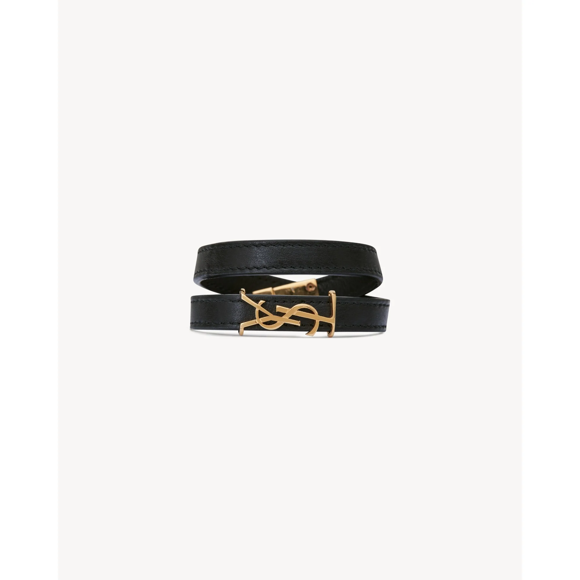Bracelet Double Tour YSL - Nero