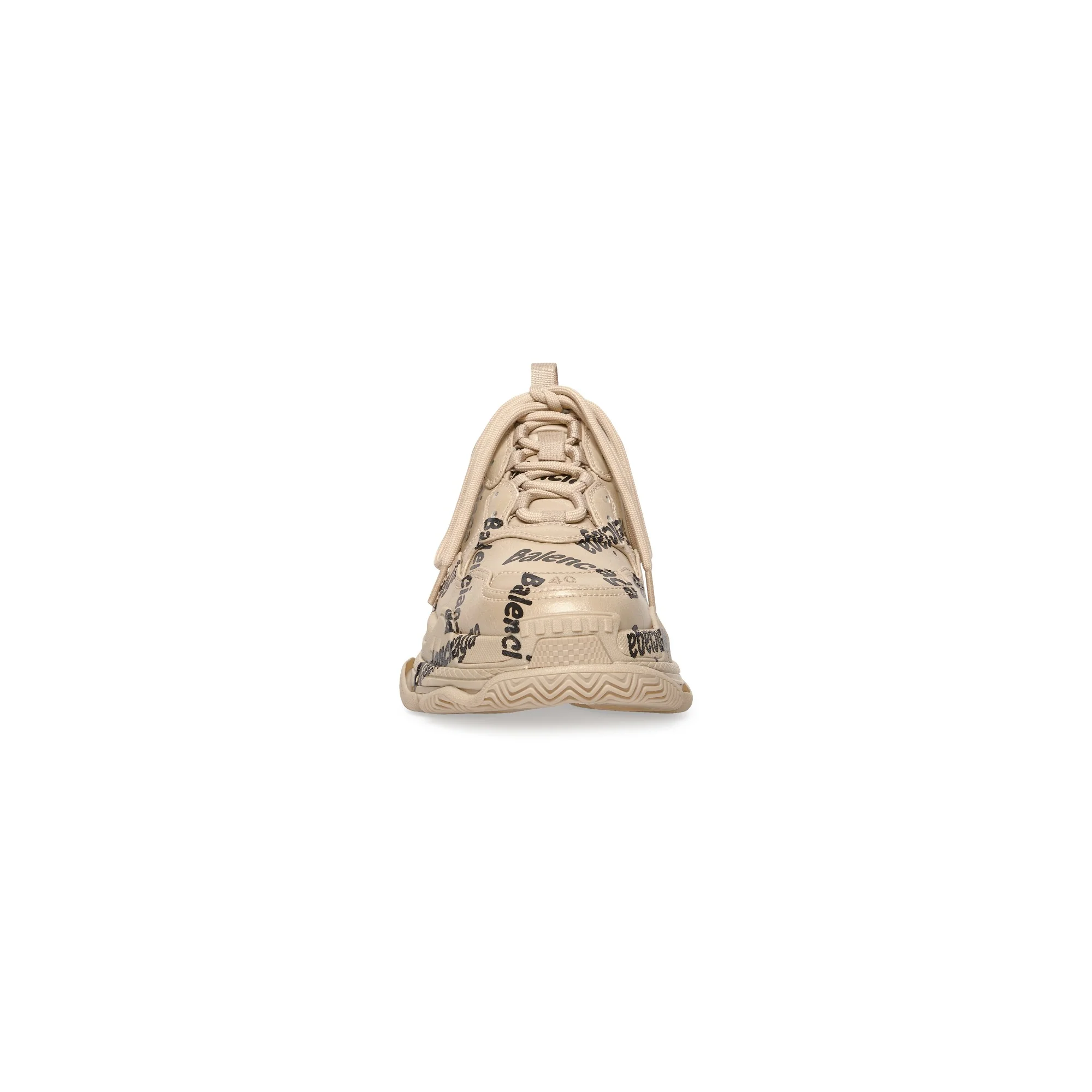Triple S Logotype/Nw - Beige / Black - Image 5