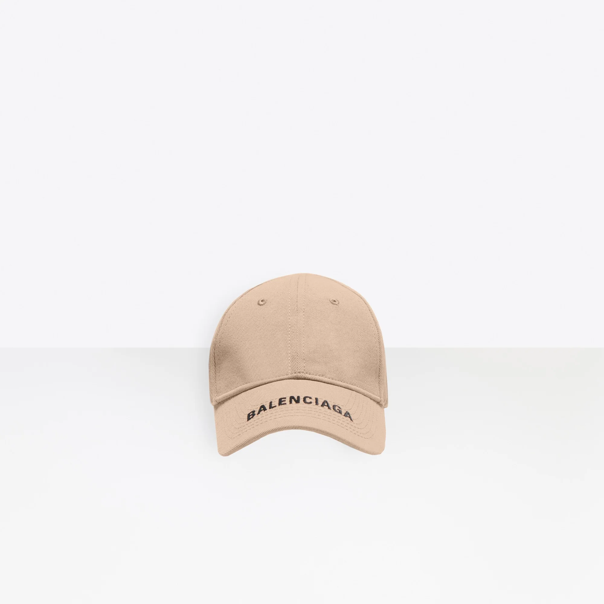 Hat Logo Visor Cap Seasonal - Beige/Black - Image 3