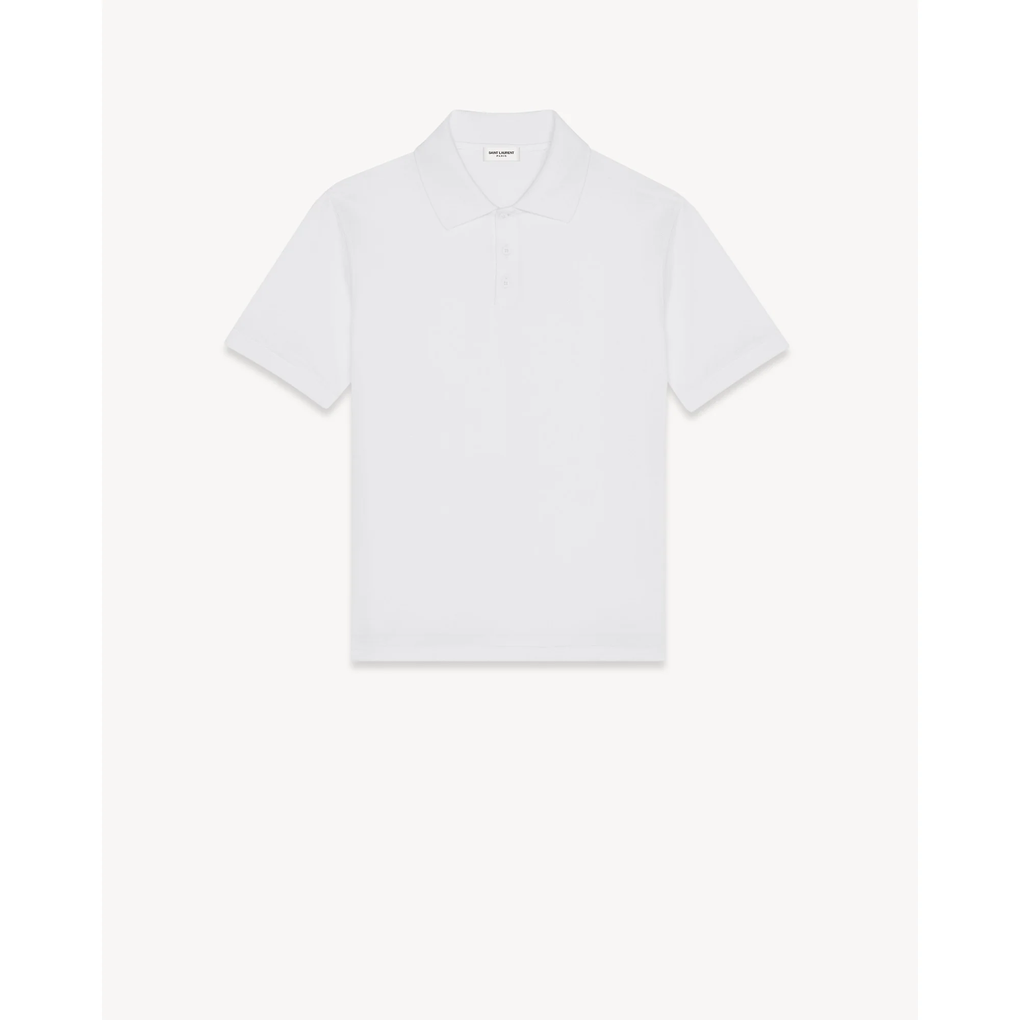 Polo Sport Pique De Coton - Blanc
