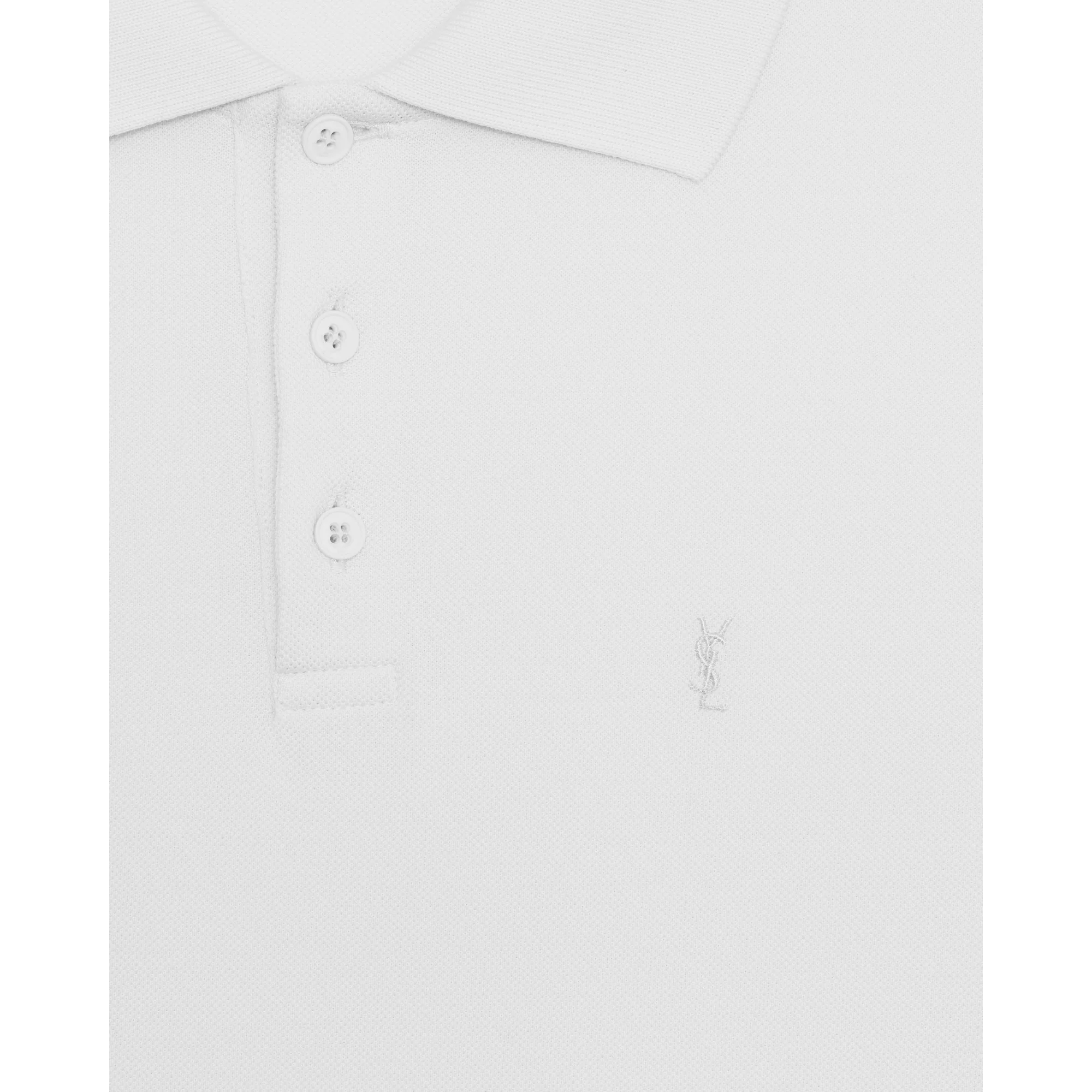 Polo Sport Pique De Coton - Blanc - Image 4