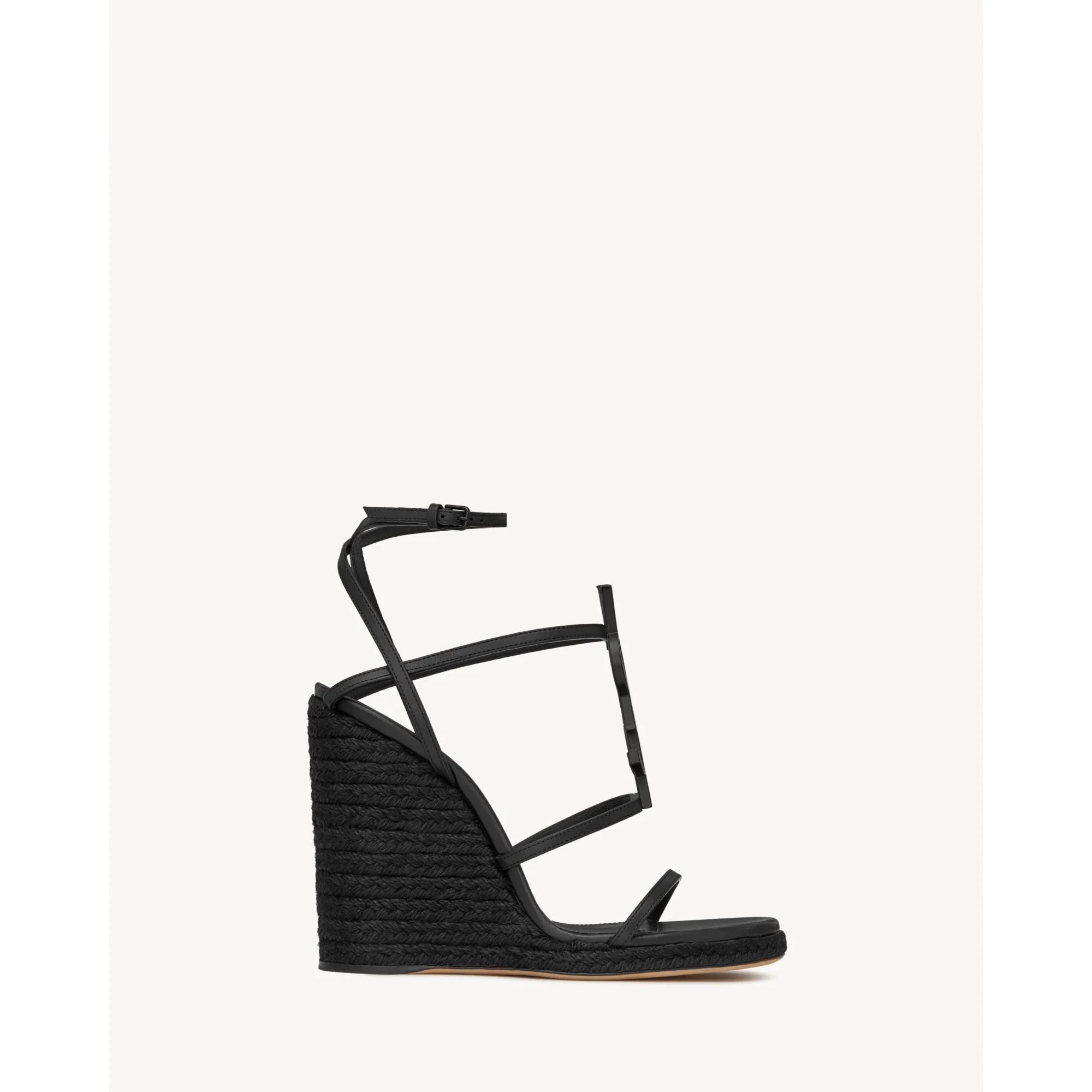 Cassandra 105 Wedge Espadrilles - Nero