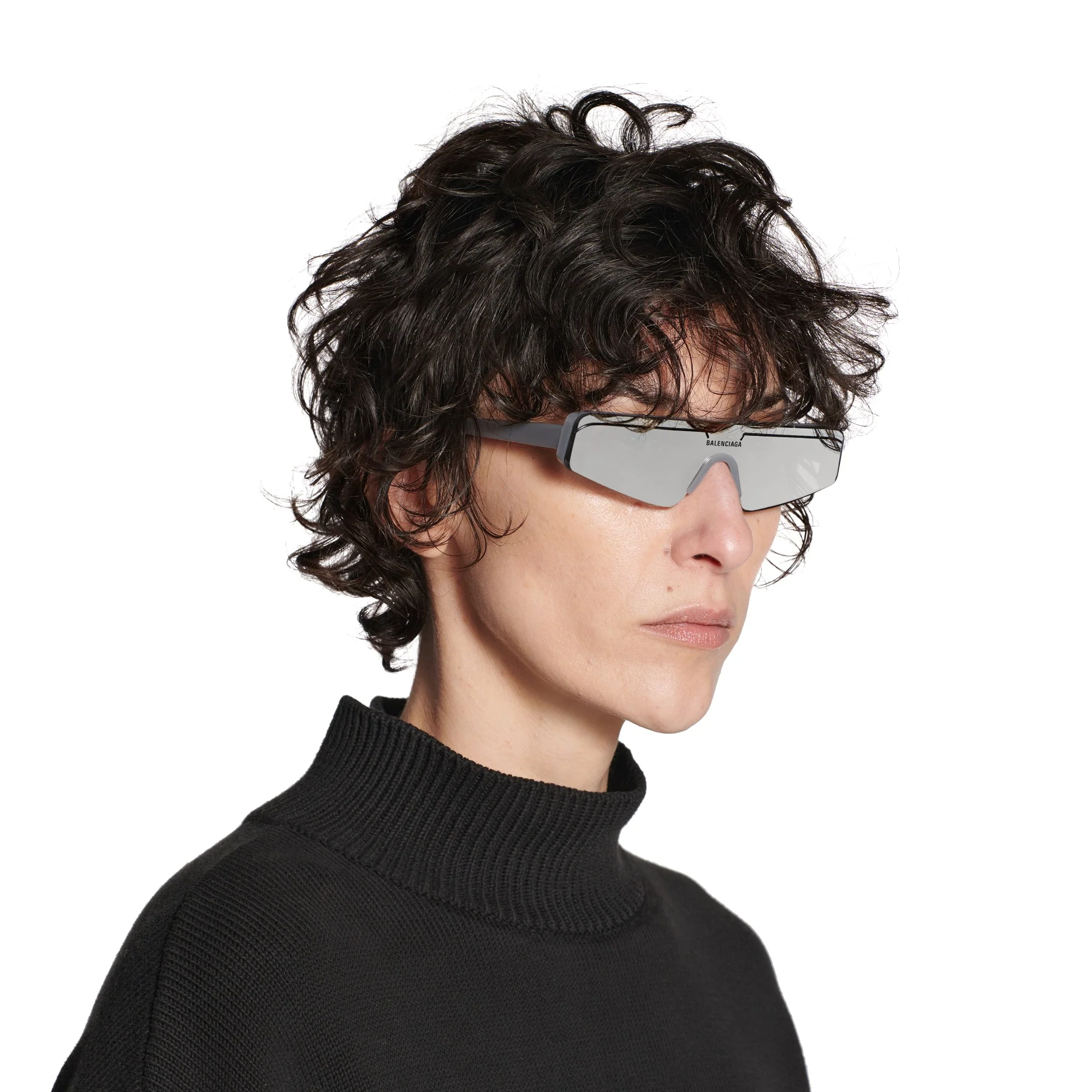 Ski Rectangle 0003S - Bal Grey/Mirr Silver - Image 2