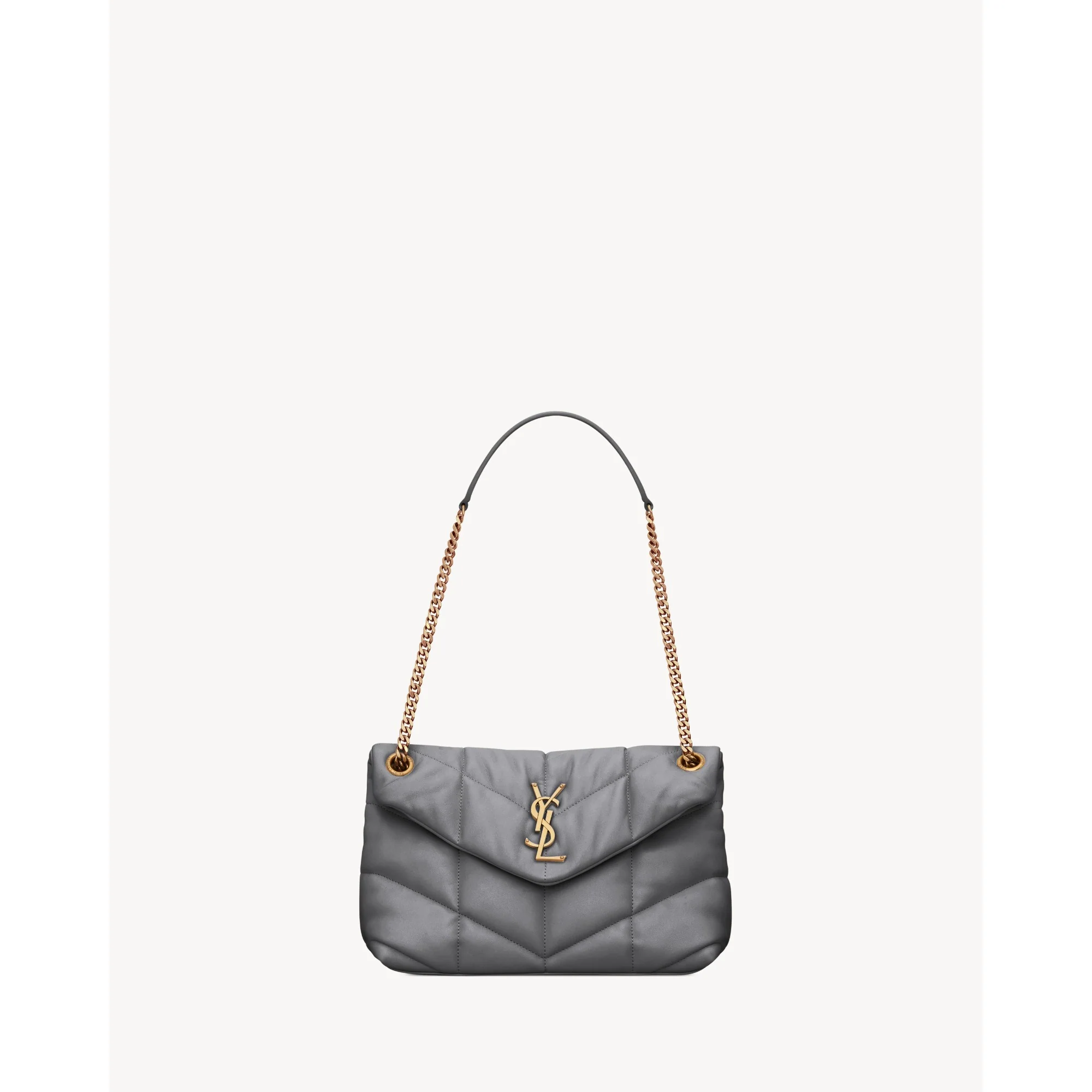 Small Puffer Chain Bag - Storm