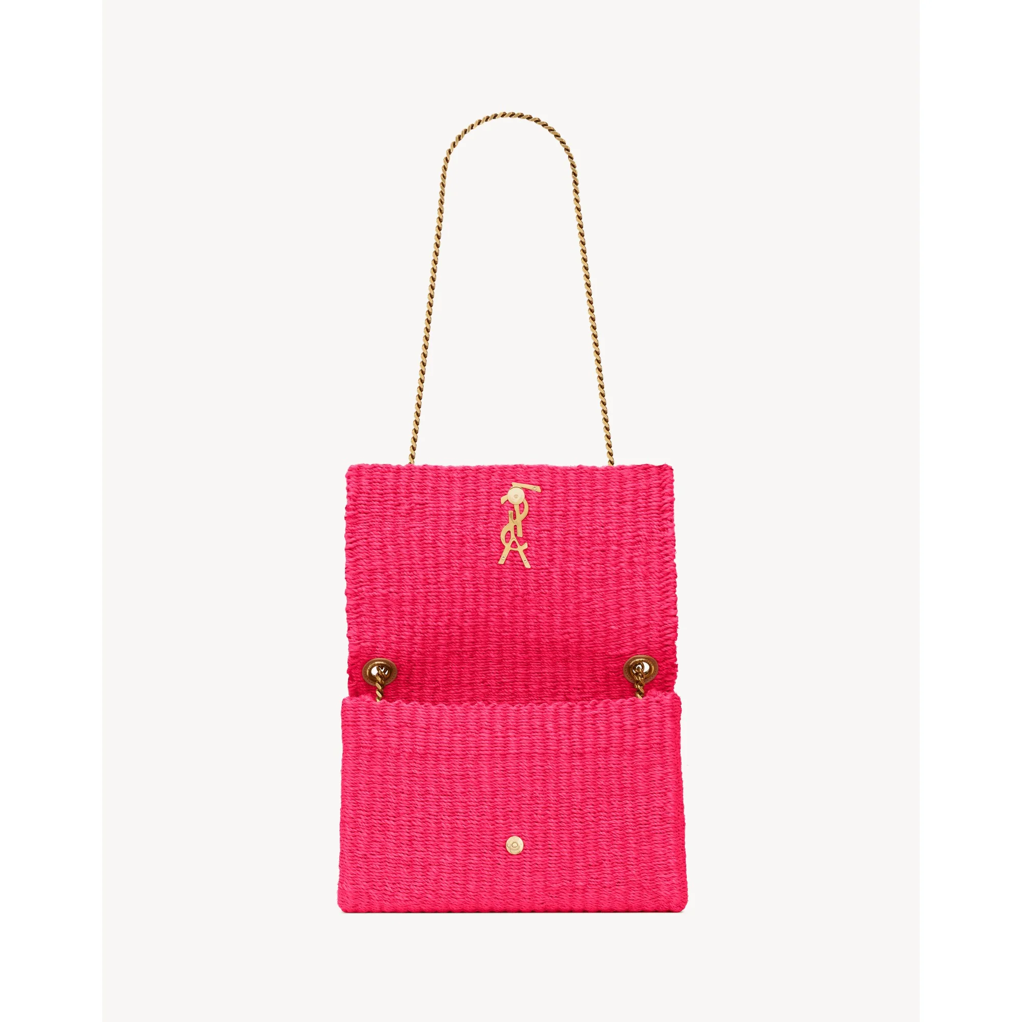 Medium Kate Supple Chain Bag - Pink Glo/Vintage Brown Gold - Image 4