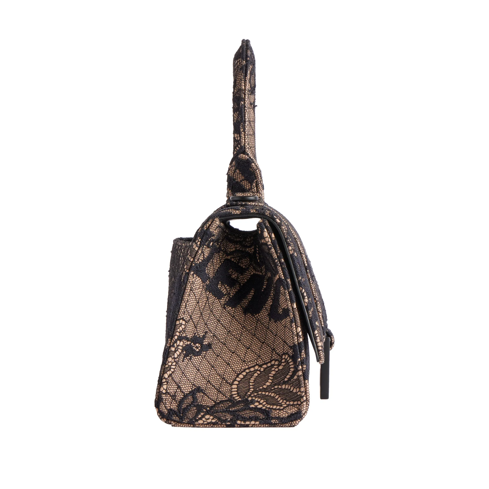 Hourglass Top Handle Xs Aj - Black/Nude - Image 4