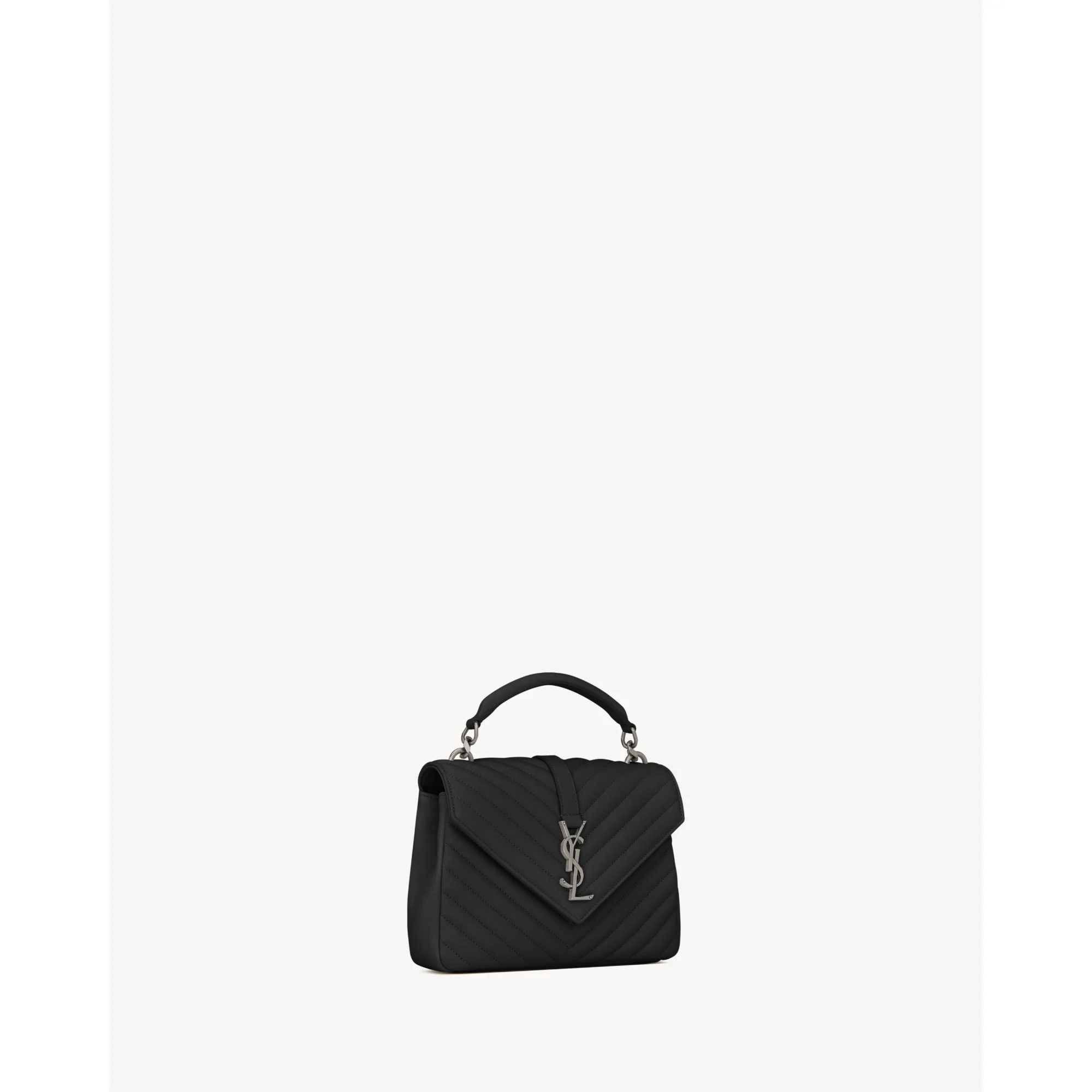 Medium College Chain Bag - Nero - Image 6