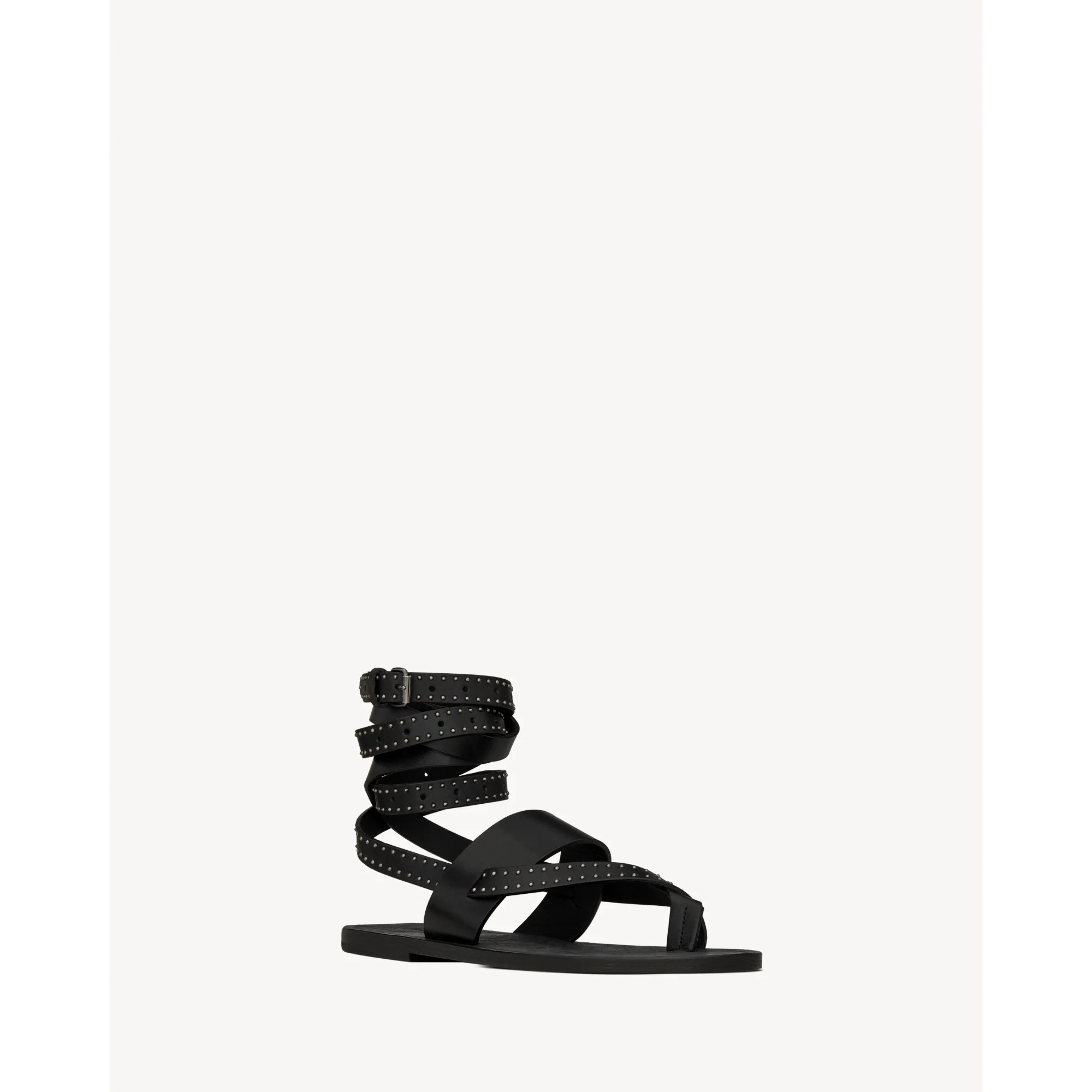 Culver 05 Ankle Strap Flat Sandals - Nero - Image 2