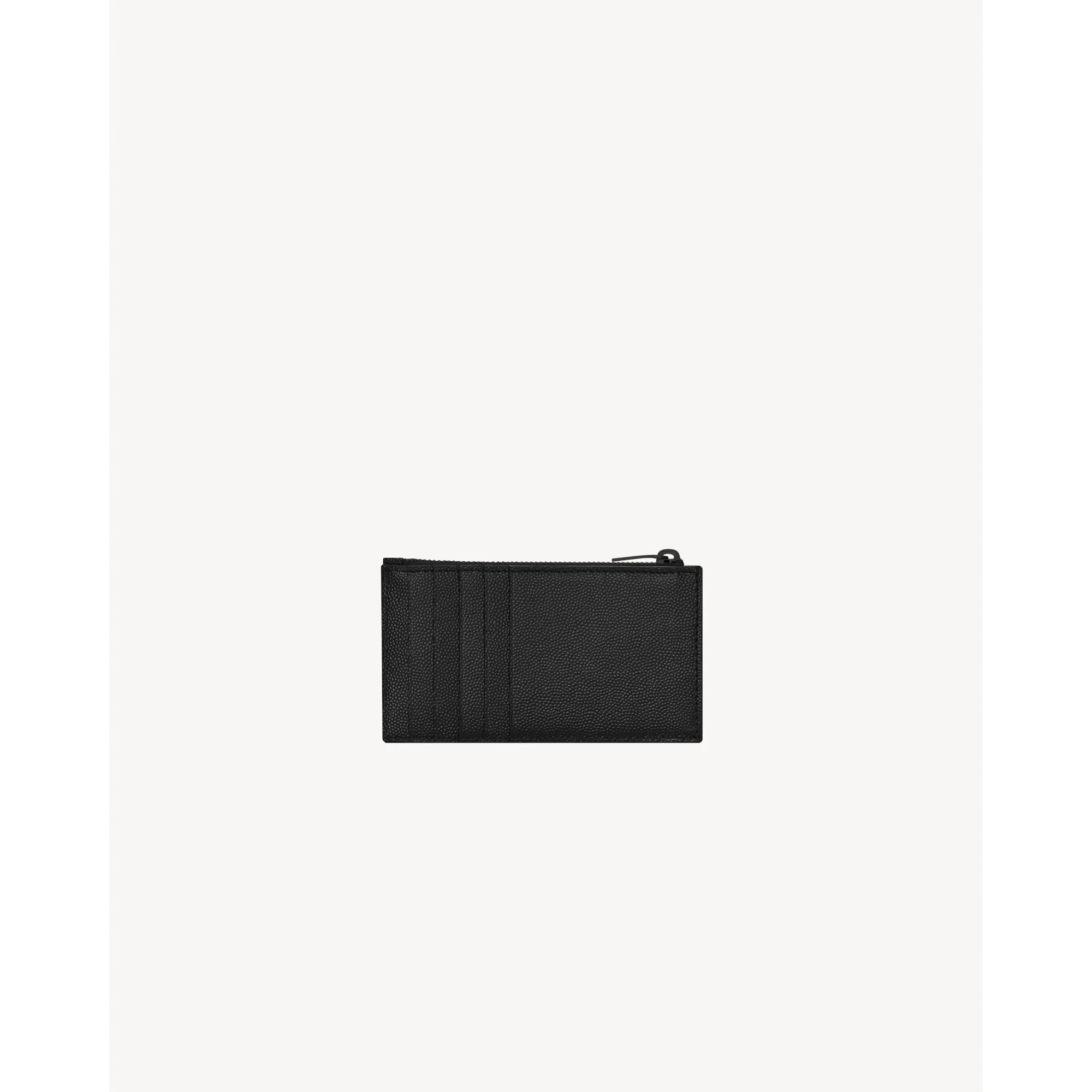 Zipped Fragments Credit Card Case - Nero - Image 2