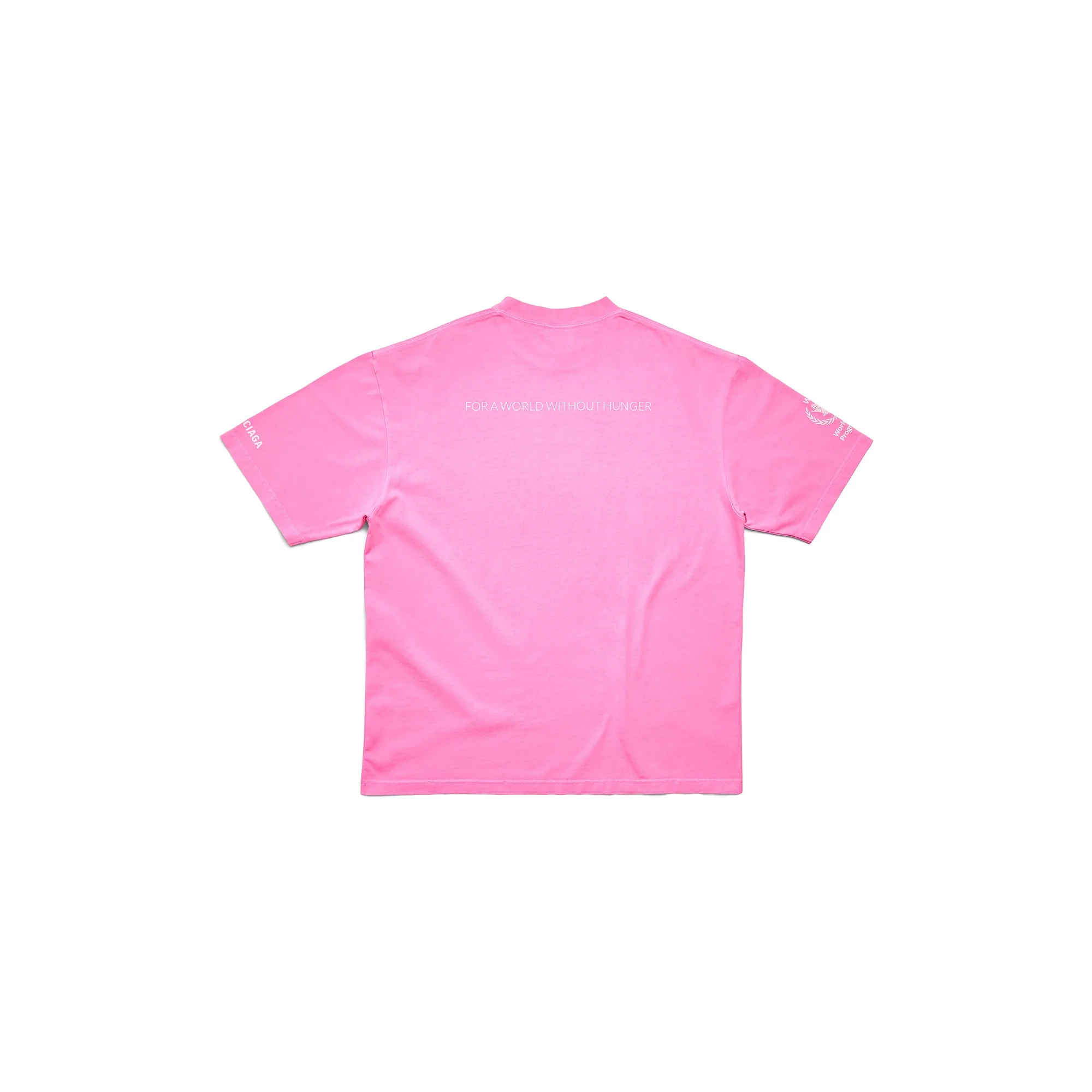 Medium Fit T-Shirt - Fluo Pink/White - Image 2